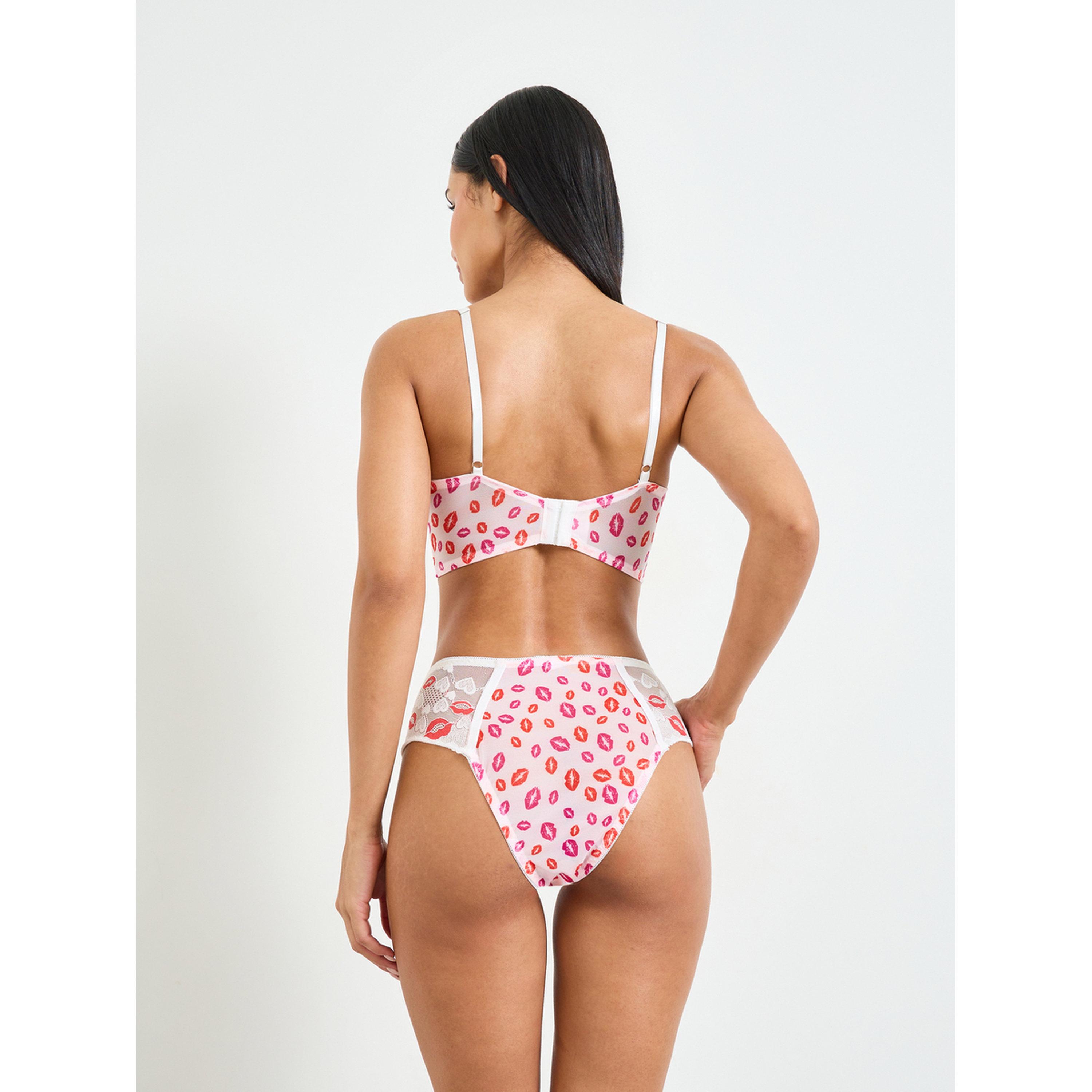 Take Two Multi-Color Kiss Print Midi Lingerie Set-women-clothing-lingerie-lingeriesets-image-2