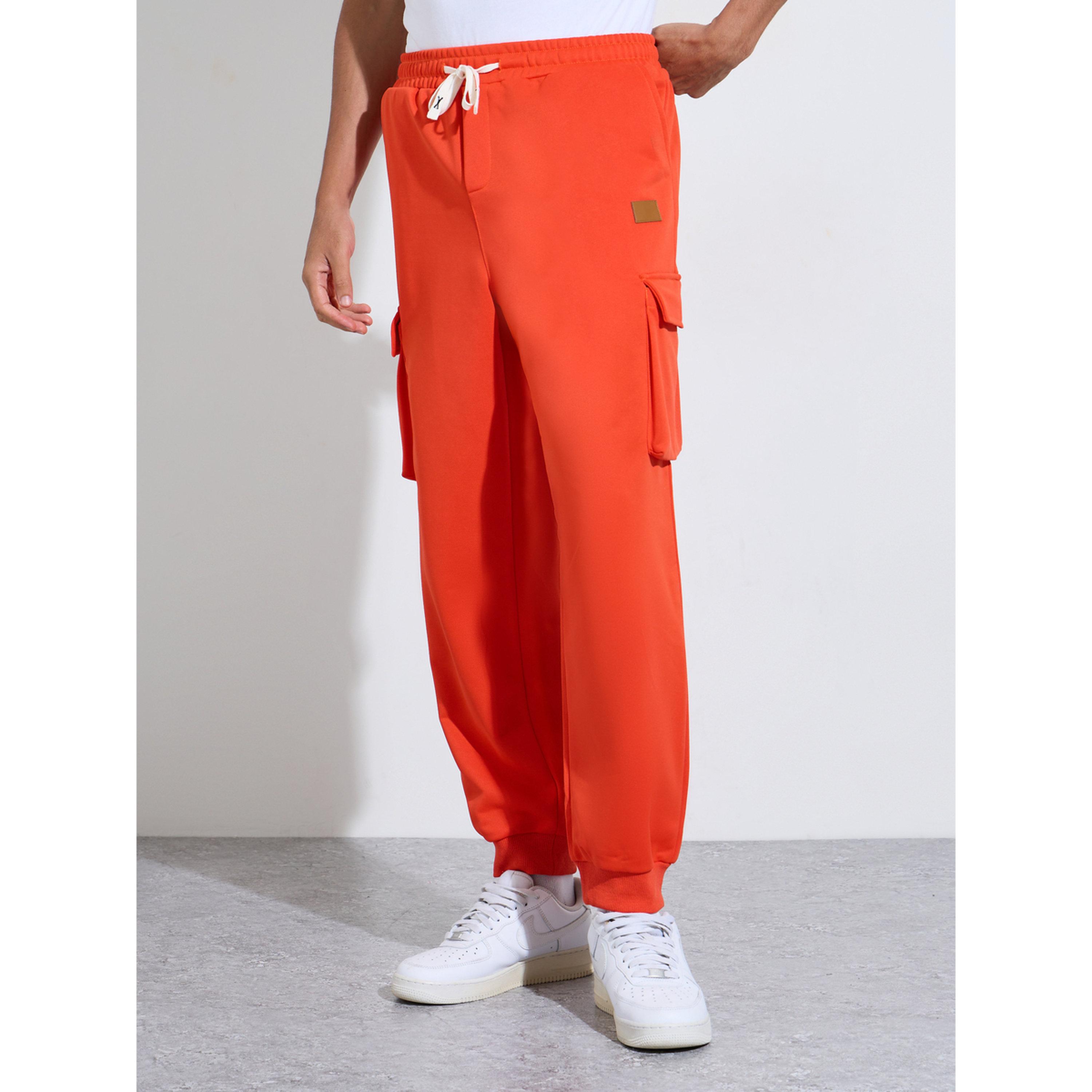 تيك تو - بنطال رياضي رجالي سادة برباط-men-clothing-joggers-image-1