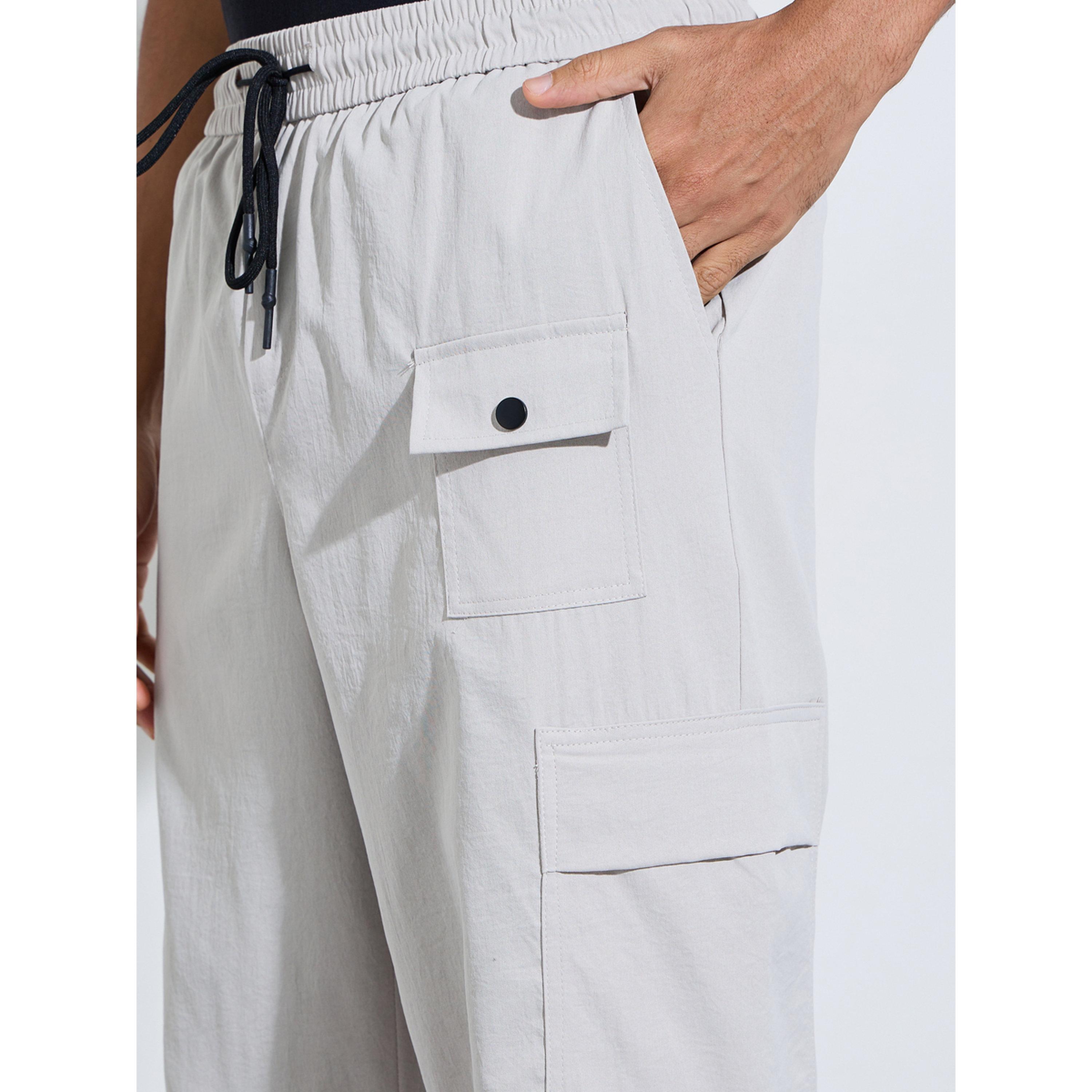 تيك تو - بنطال رجالي سادة بجيوب جانبية ورباط-men-clothing-joggers-image-3