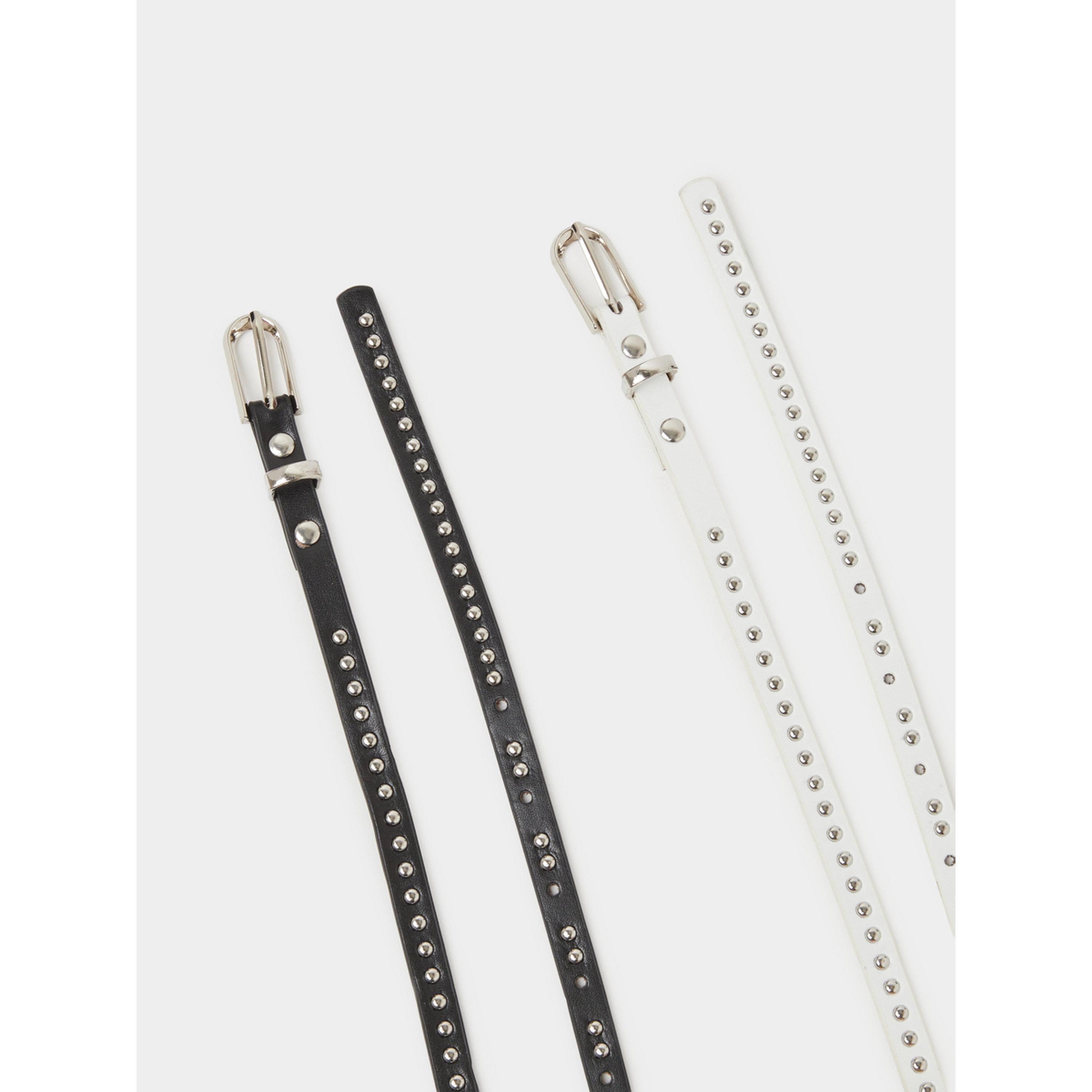 حزام رفيع مرصع طقم من قطعتين متعدد الألوان-women-clothingaccessories-belts-image-2