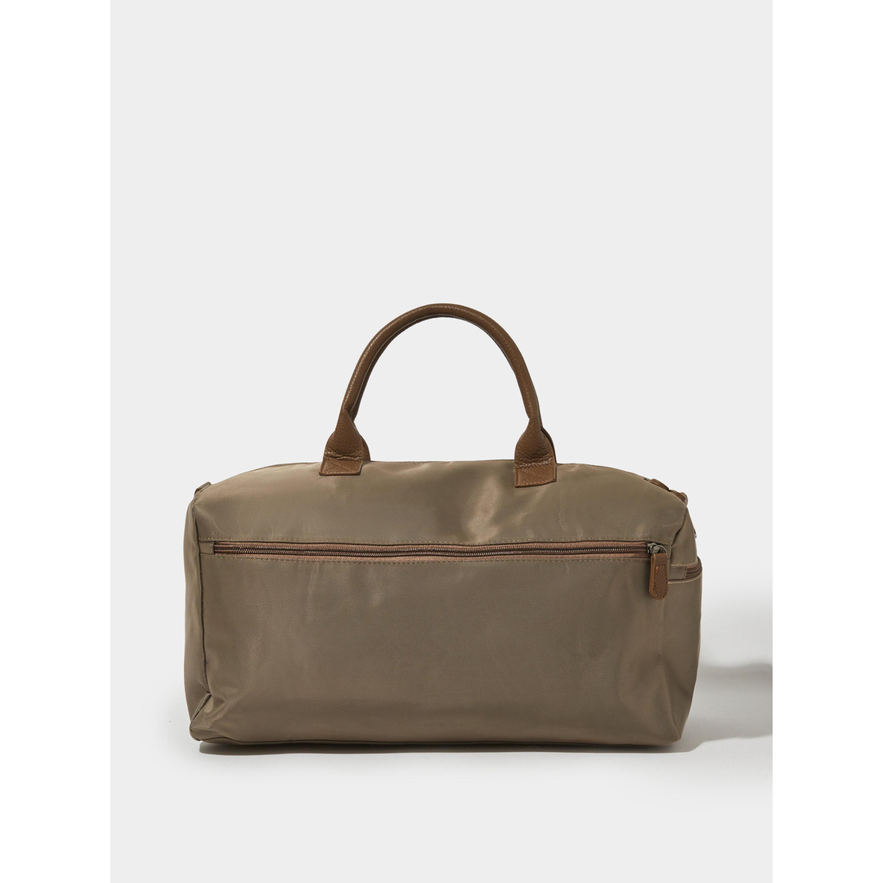 Styli Khaki Two Tone Gym Bag-women-bagsandwallets-handbags-image-3