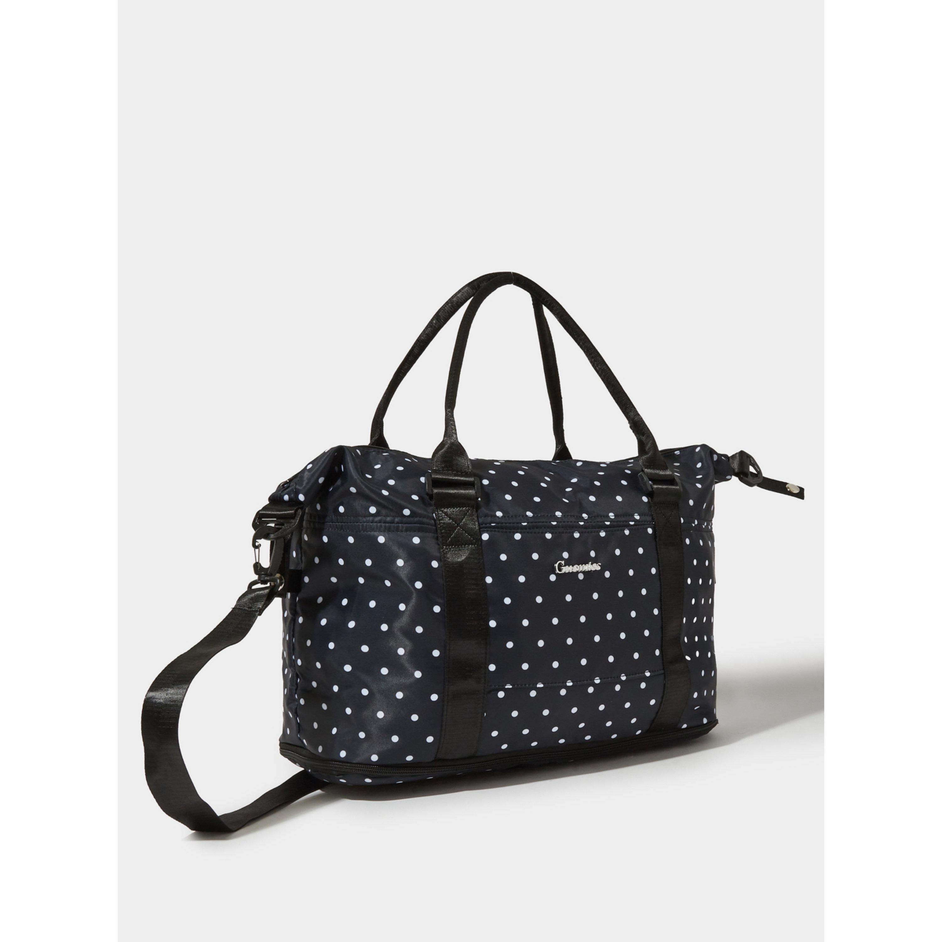 Styli Black Polka Dot Gym Bag-women-bagsandwallets-handbags-image-1