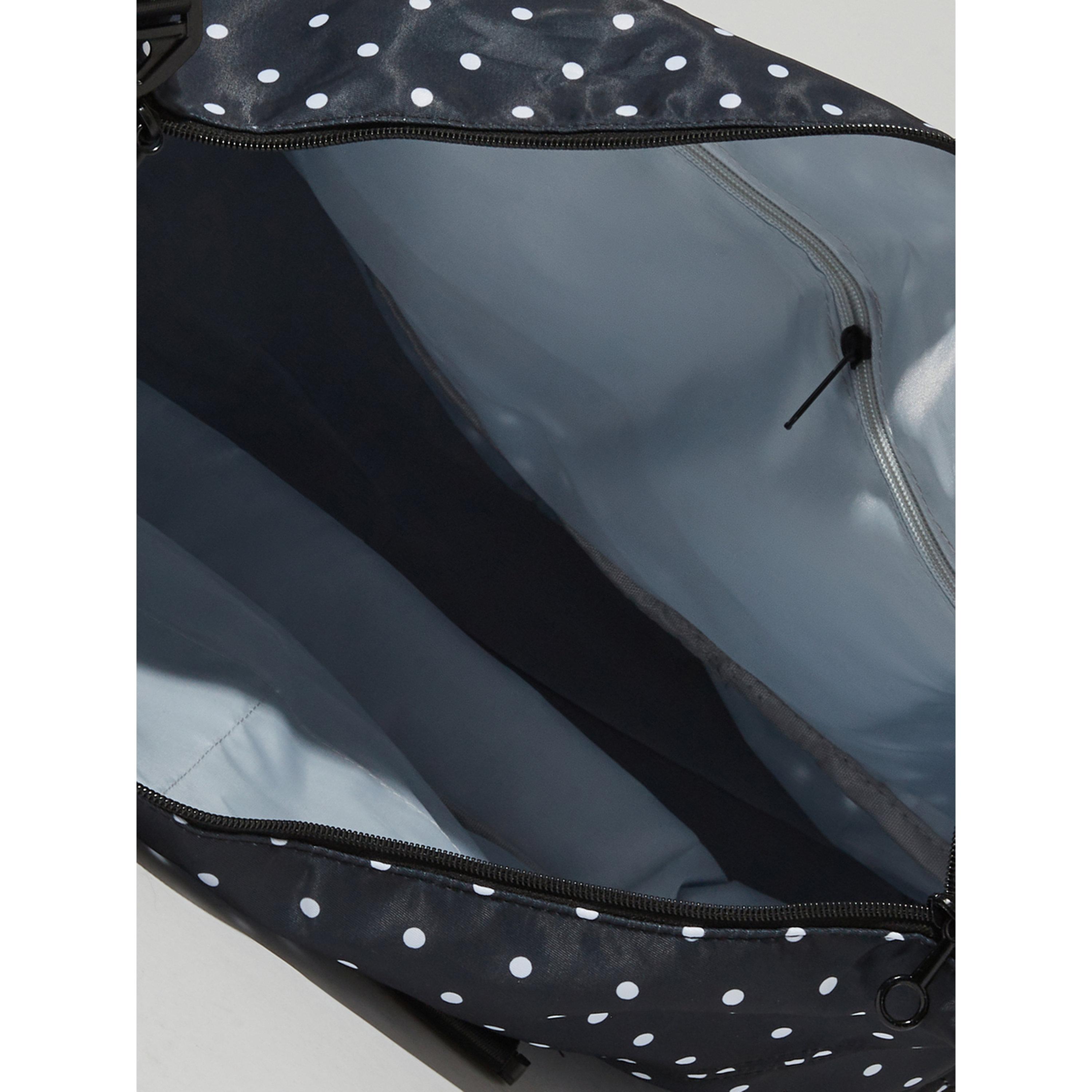 Styli Black Polka Dot Gym Bag-women-bagsandwallets-handbags-image-5