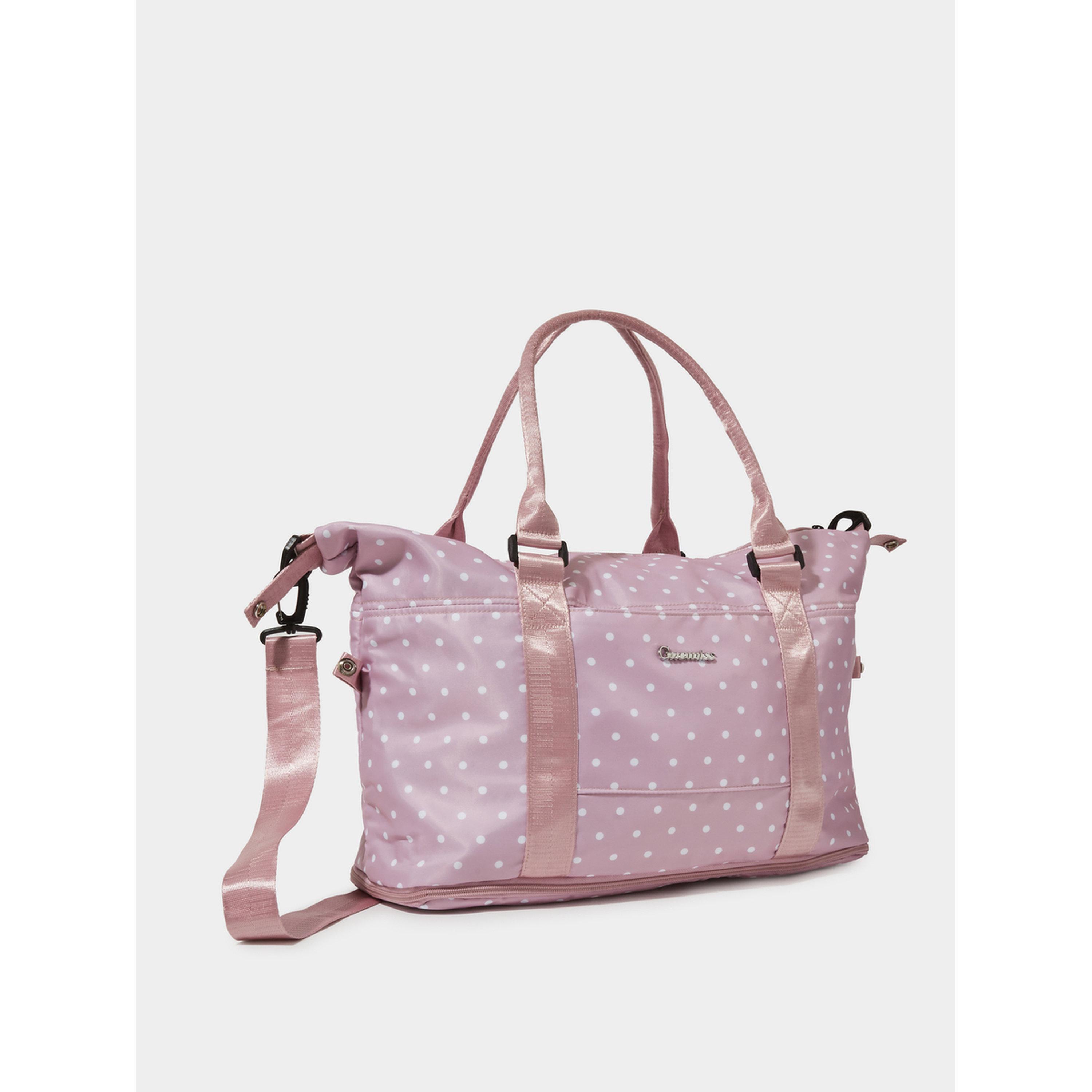 Styli Lilac Polka Dot Gym Bag-women-bagsandwallets-handbags-image-1
