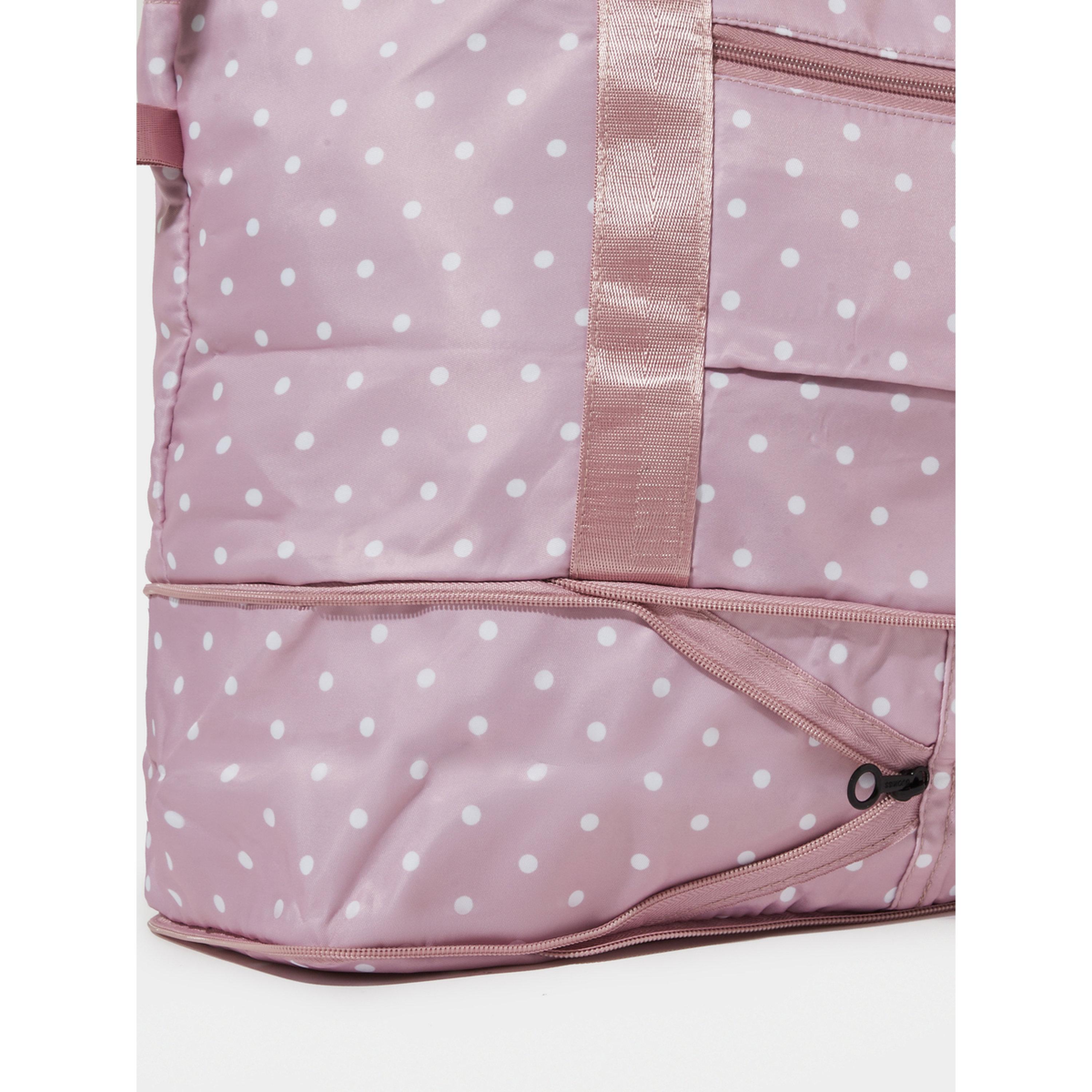 Styli Lilac Polka Dot Gym Bag-women-bagsandwallets-handbags-image-4
