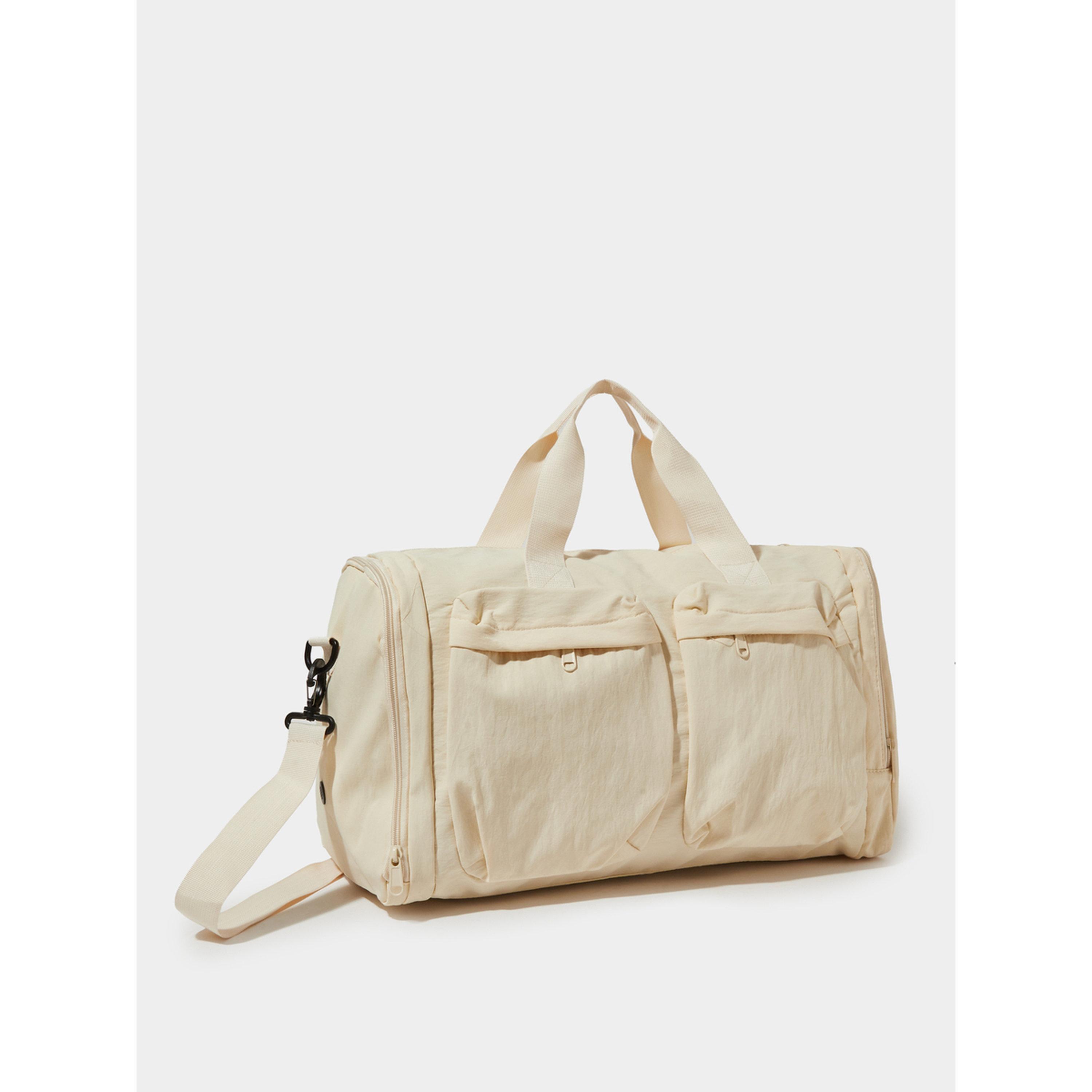 Styli Off-White Double Pocket Gym Duffle Bag-women-bagsandwallets-handbags-image-1
