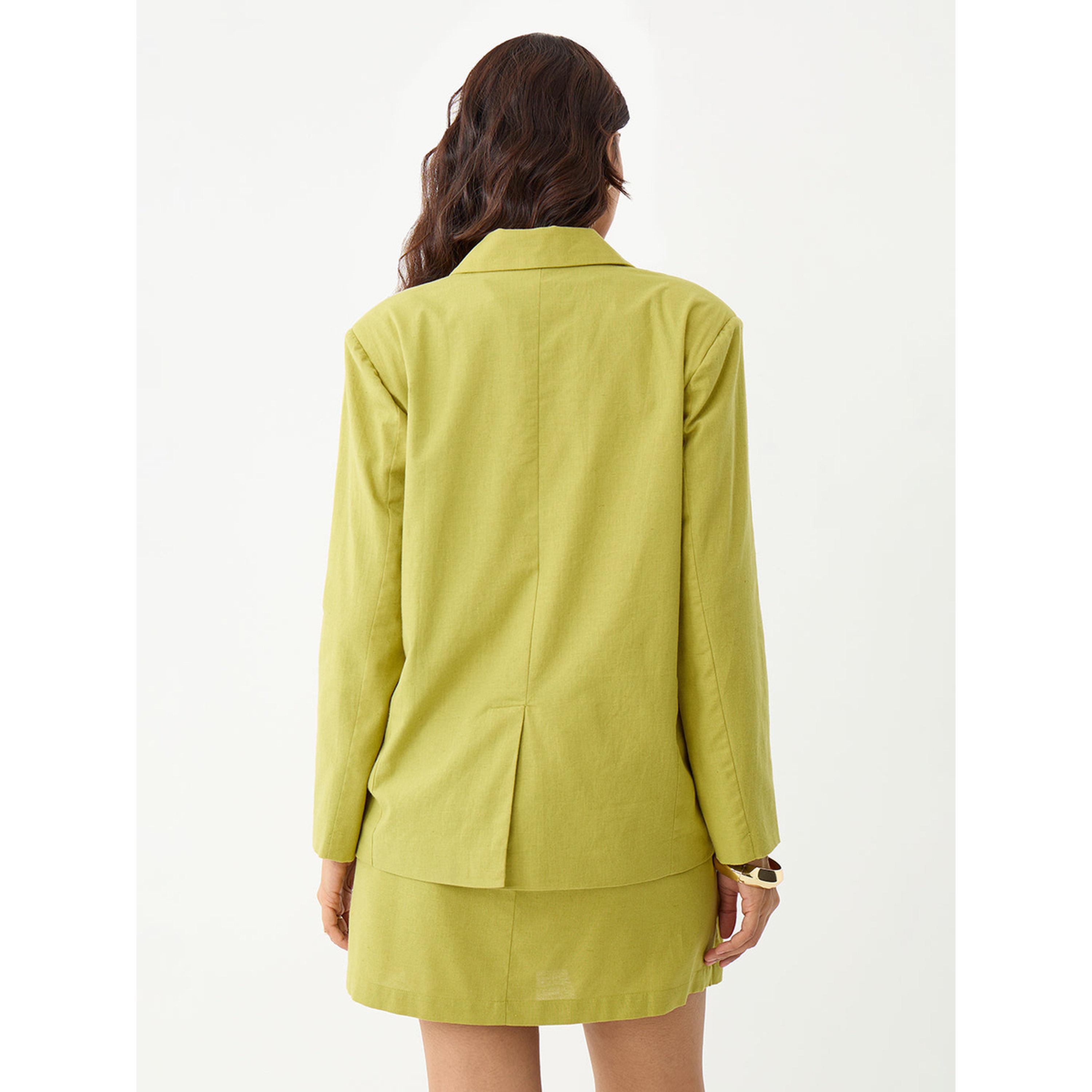 بليزر طويل واسع بأزرار أخضر زمردي-women-clothing-coatsandjackets-blazers-image-2