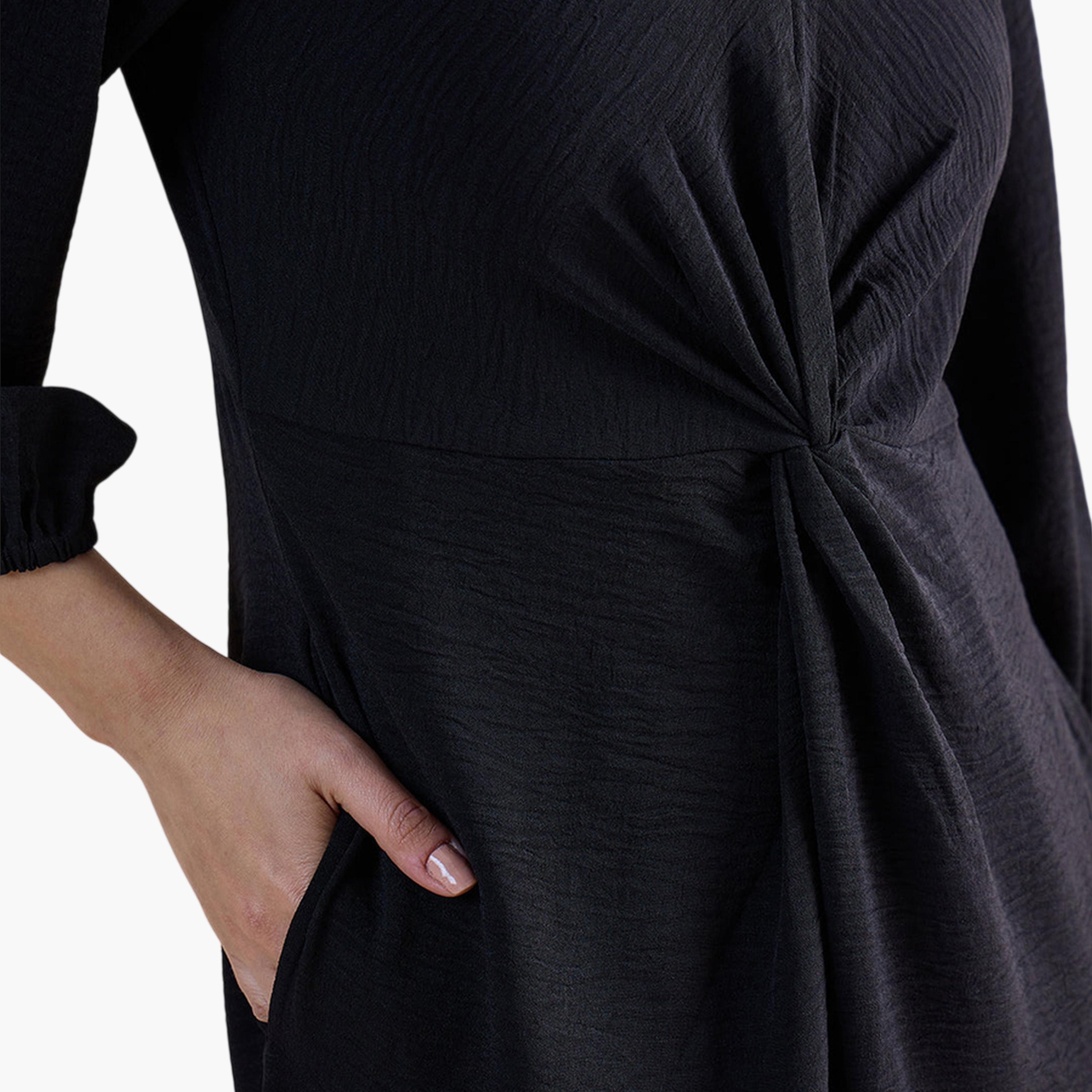 جمبسوت بتفاصيل ملتوية أسود-women-clothing-jumpsuits-image-6