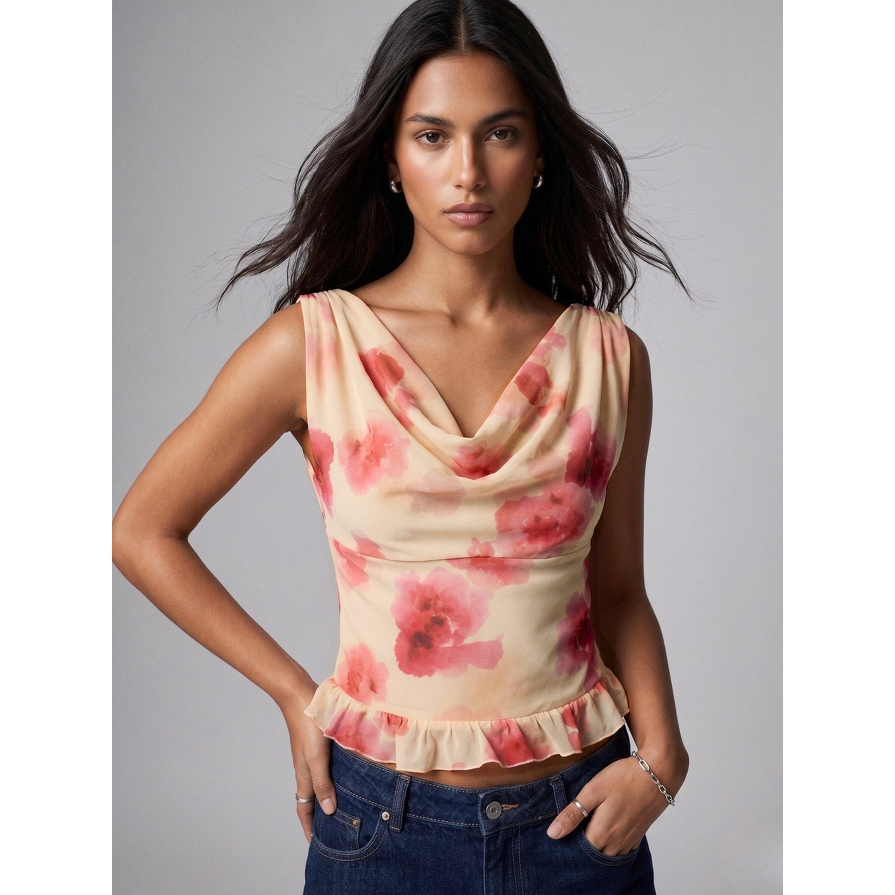 Outzidr X Styli Multi Floral Sleeveless Knit Top-women-clothing-shirtsandblouses-blouses-image-4