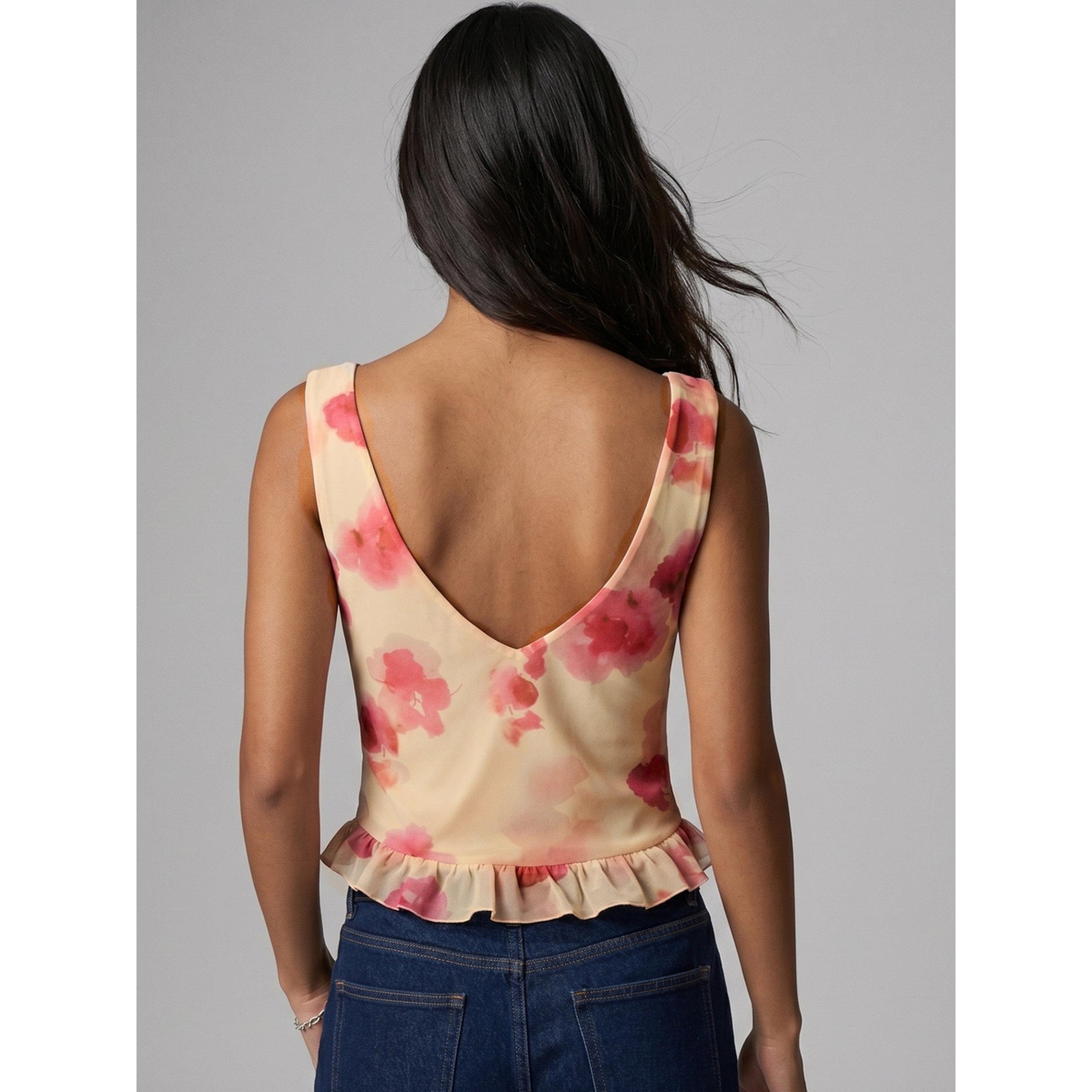 Outzidr X Styli Multi Floral Sleeveless Knit Top-women-clothing-shirtsandblouses-blouses-image-5