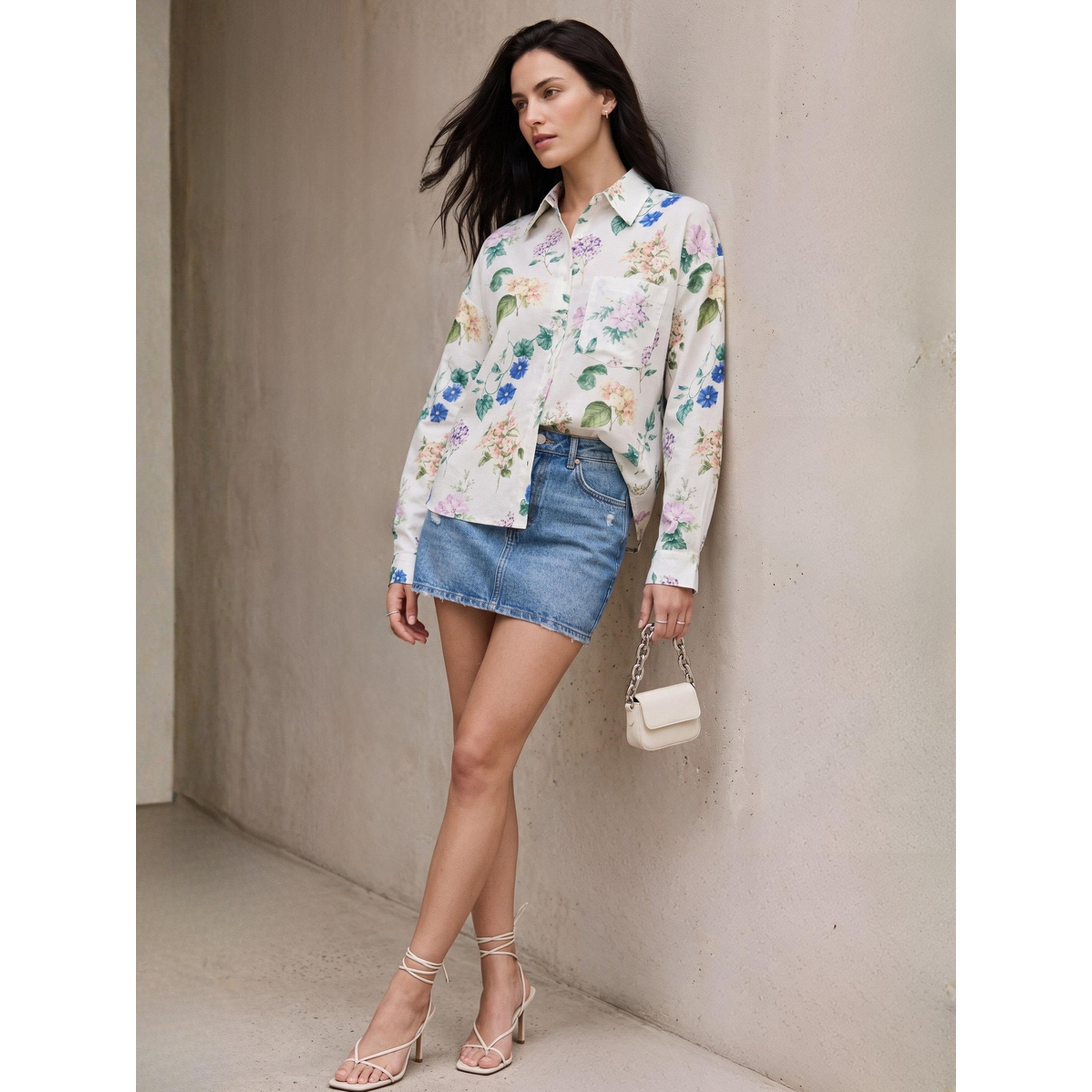 Outzidr X Styli Off-White Floral Long Sleeve Shirt-women-clothing-shirtsandblouses-shirts-image-2