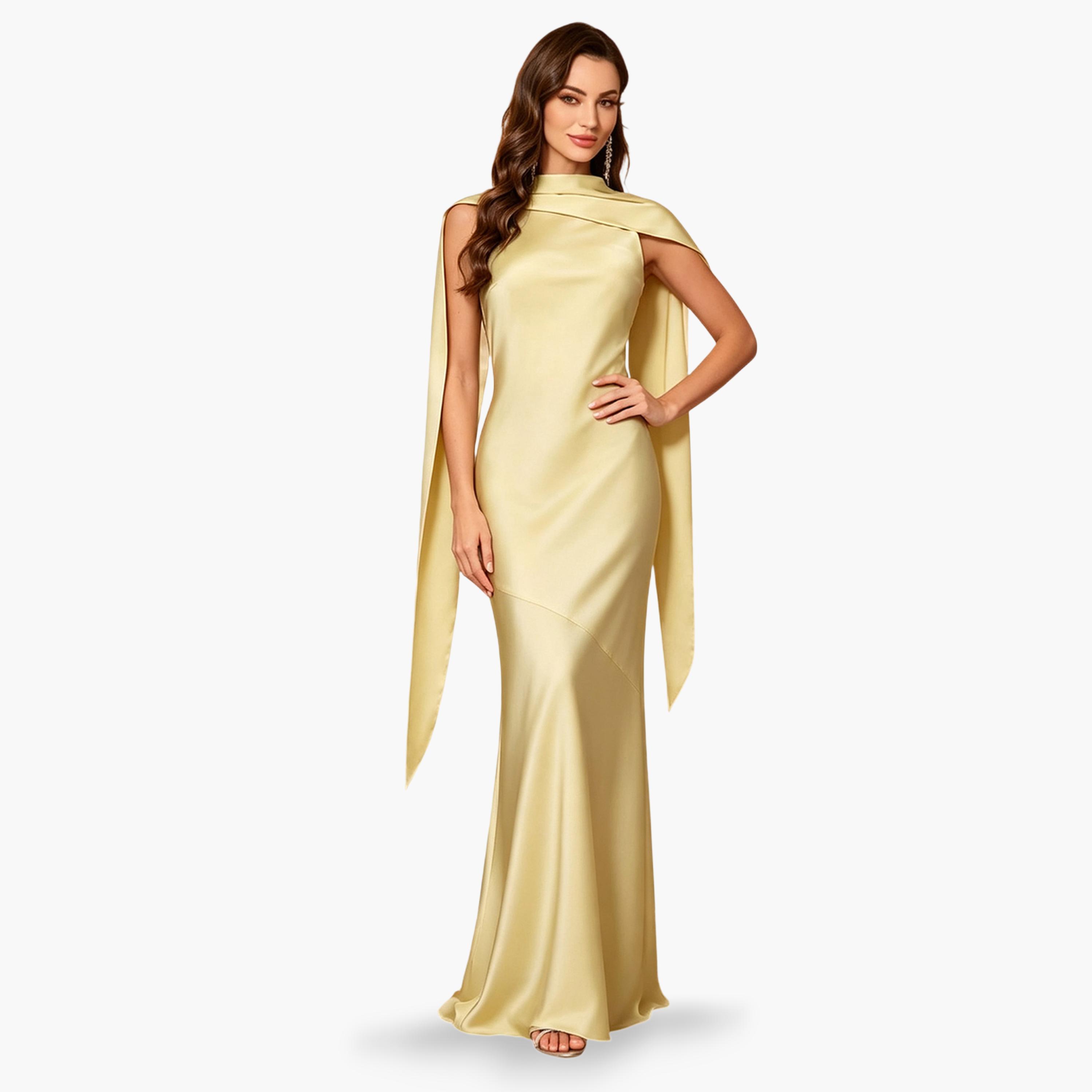Take Two Copper Satin Sleeveless A-Line Maxi Dress-women-clothing-dresses-image-1