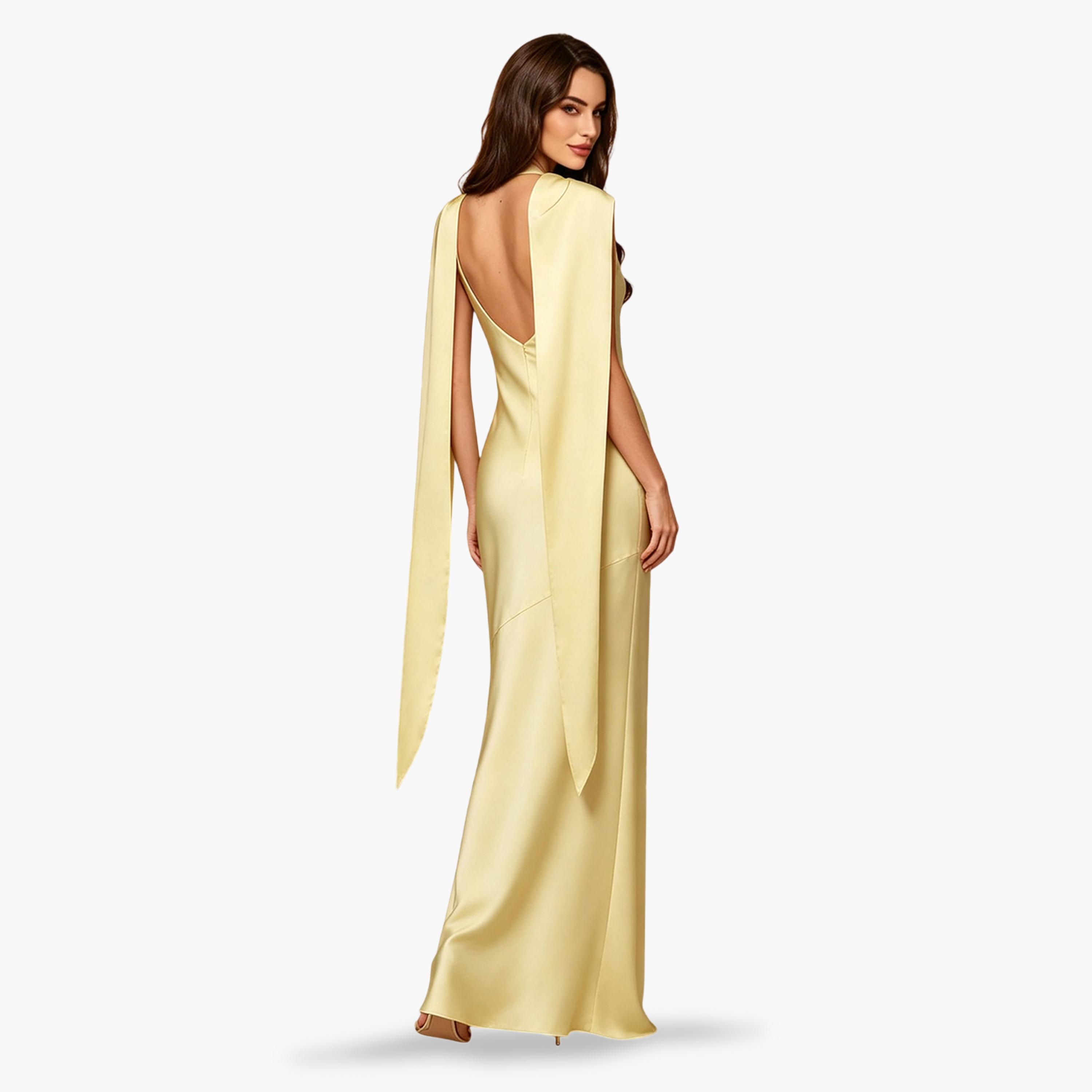 Take Two Copper Satin Sleeveless A-Line Maxi Dress-women-clothing-dresses-image-3