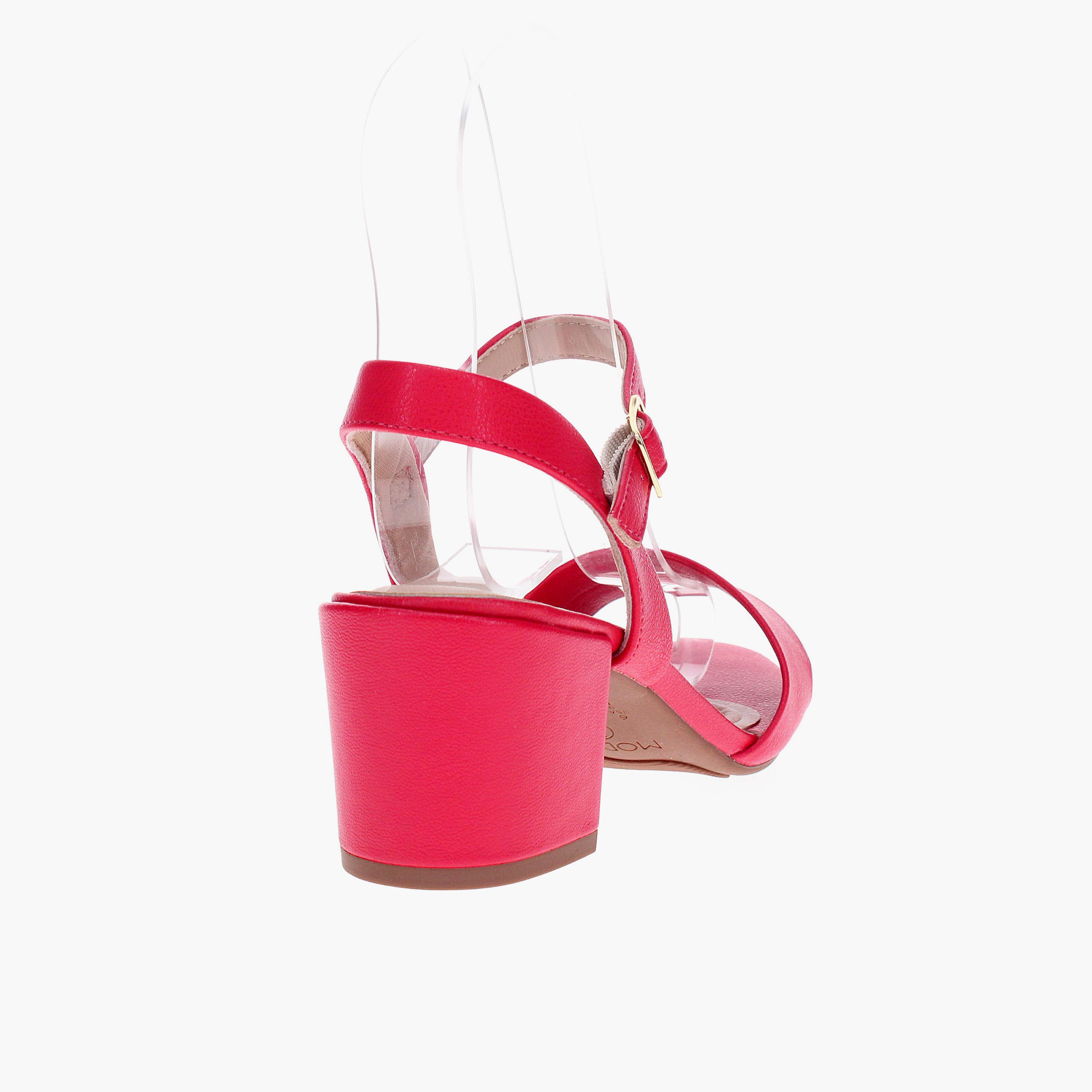 مودير - حذاء نسائي كعب عريض وحزام بمشبك | 7109-469-21736-86347-women-shoes-sandals-heeled-image-4