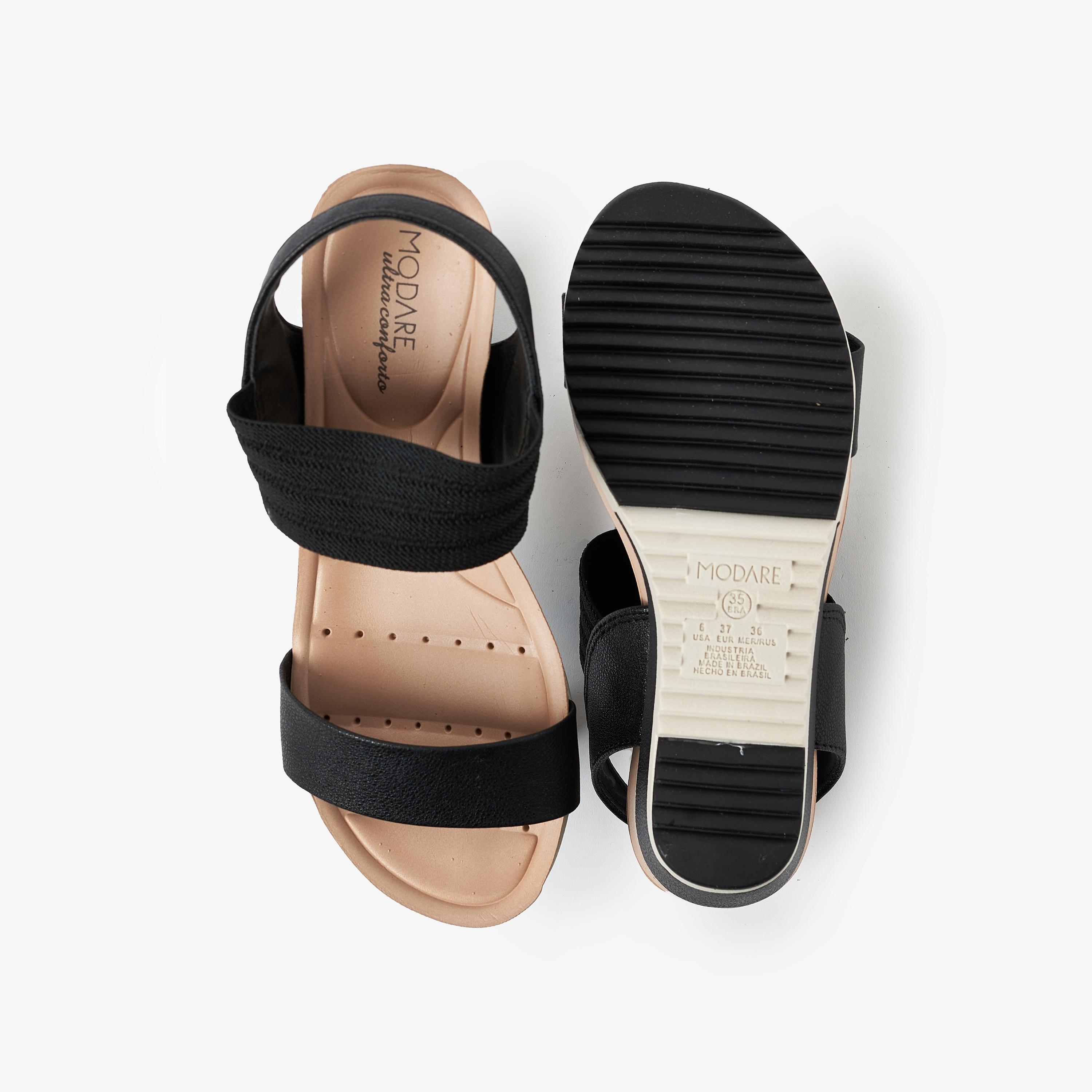 Modare by Geoomnii Women's Wedge Sandals with Sling Back | 7123-107-24456       -women-shoes-heels-image-4