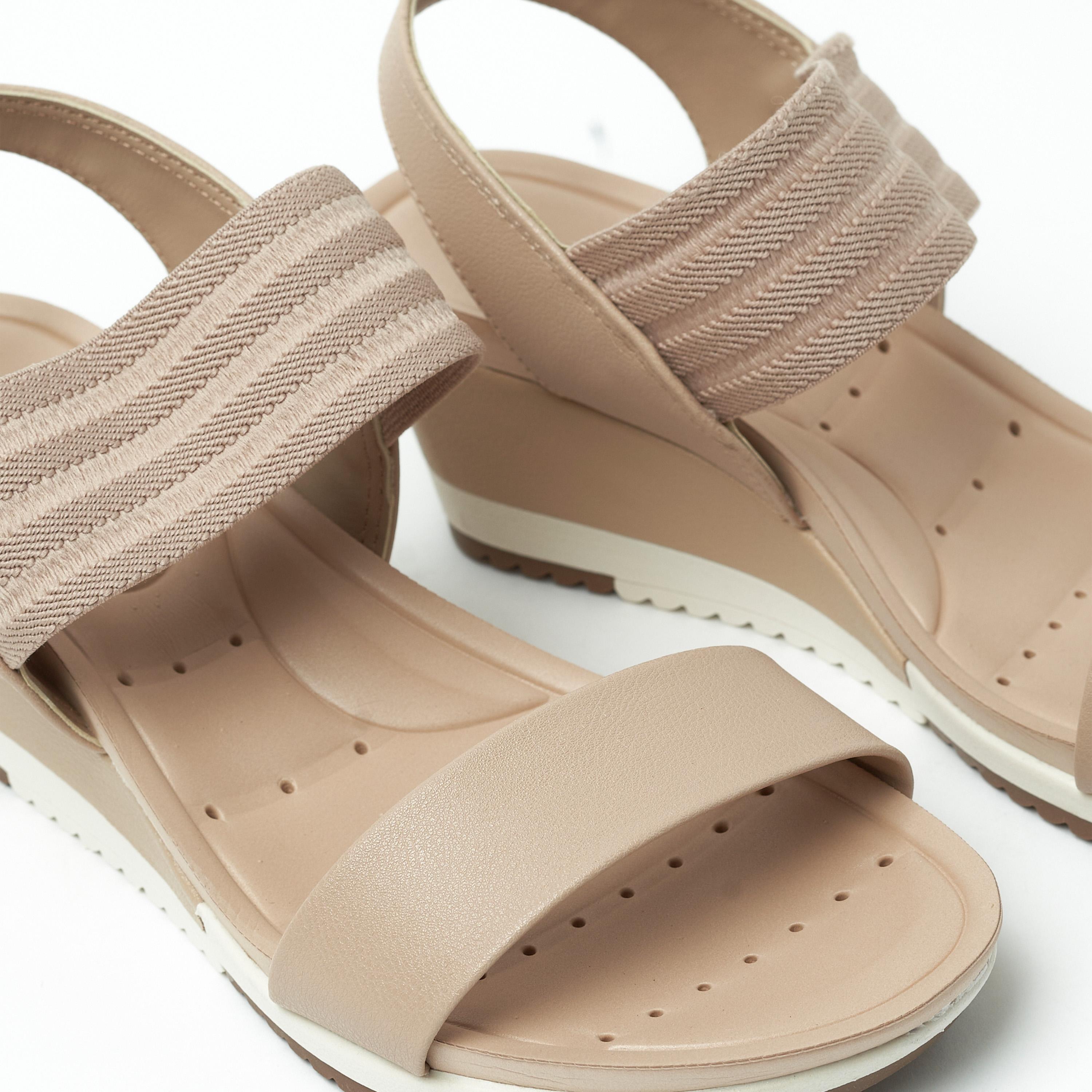 Modare by Geoomnii Women's Elastic Wedges | 7123-107-24456-29452          -women-shoes-heels-image-3