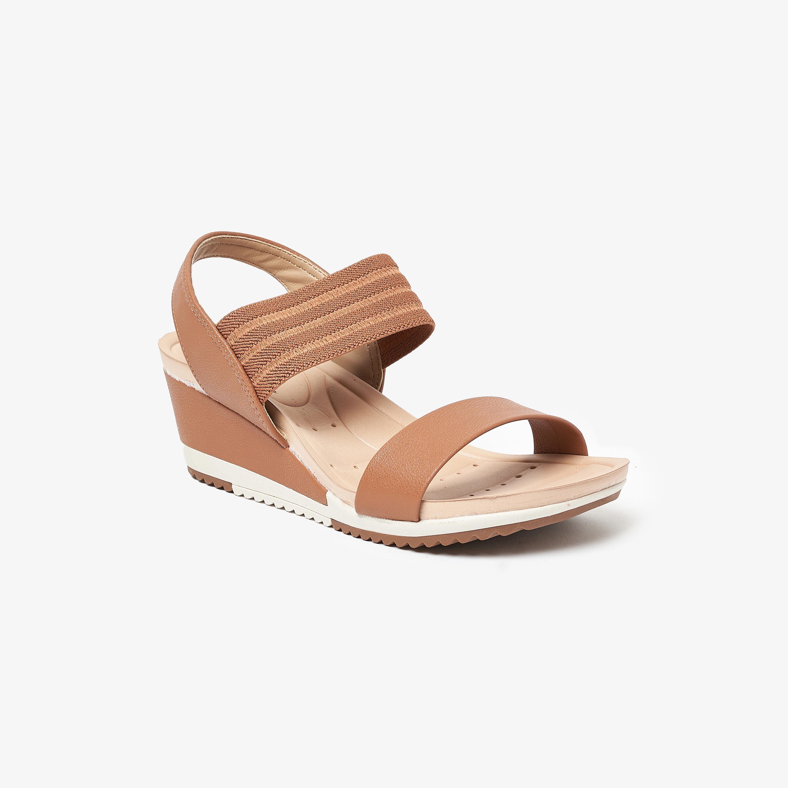Modare by Geoomnii Women's Wedge Sandals with Sling Back | 7123-107-24456       -women-shoes-heels-image-11