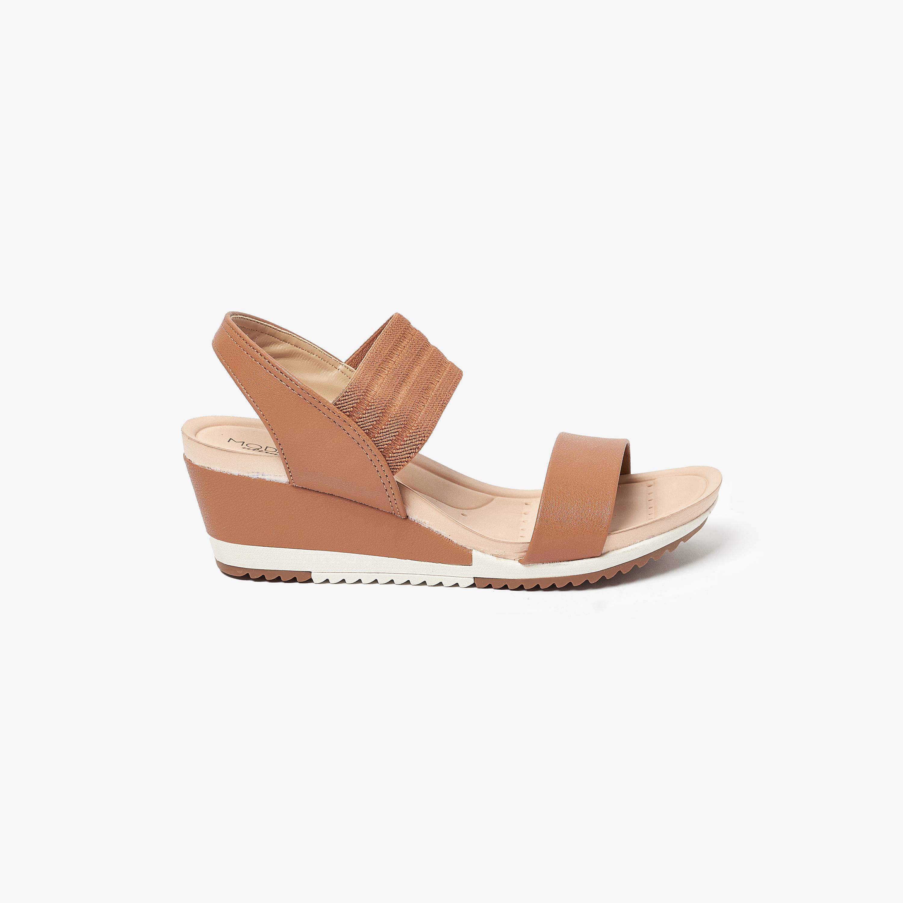 Modare by Geoomnii Women's Wedge Sandals with Sling Back | 7123-107-24456       -women-shoes-heels-image-12