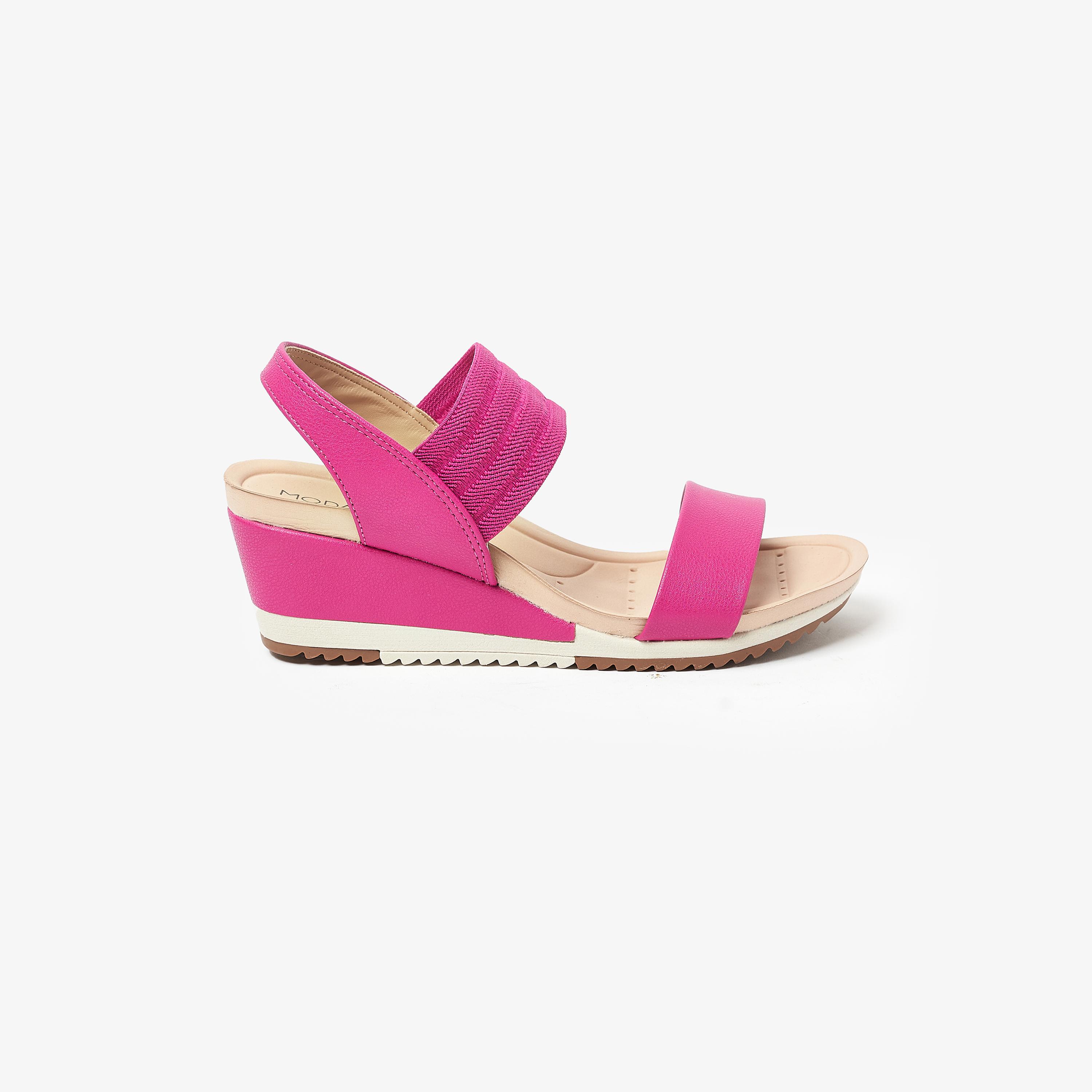 Modare by Geoomnii Women's Wedge Sandals with Sling Back | 7123-107-24456       -women-shoes-heels-image-17