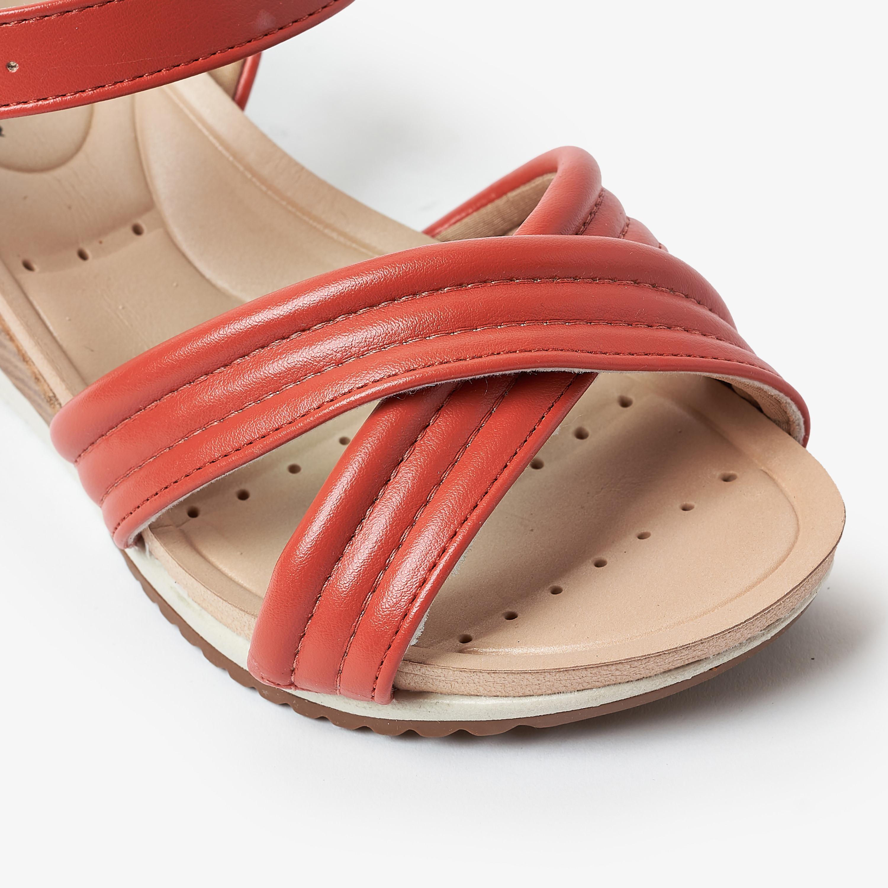 صندل ويدج نسائي من موداري بكعب عريض وحزام خلفي | 7123-124-5536-women-shoes-heels-image-5