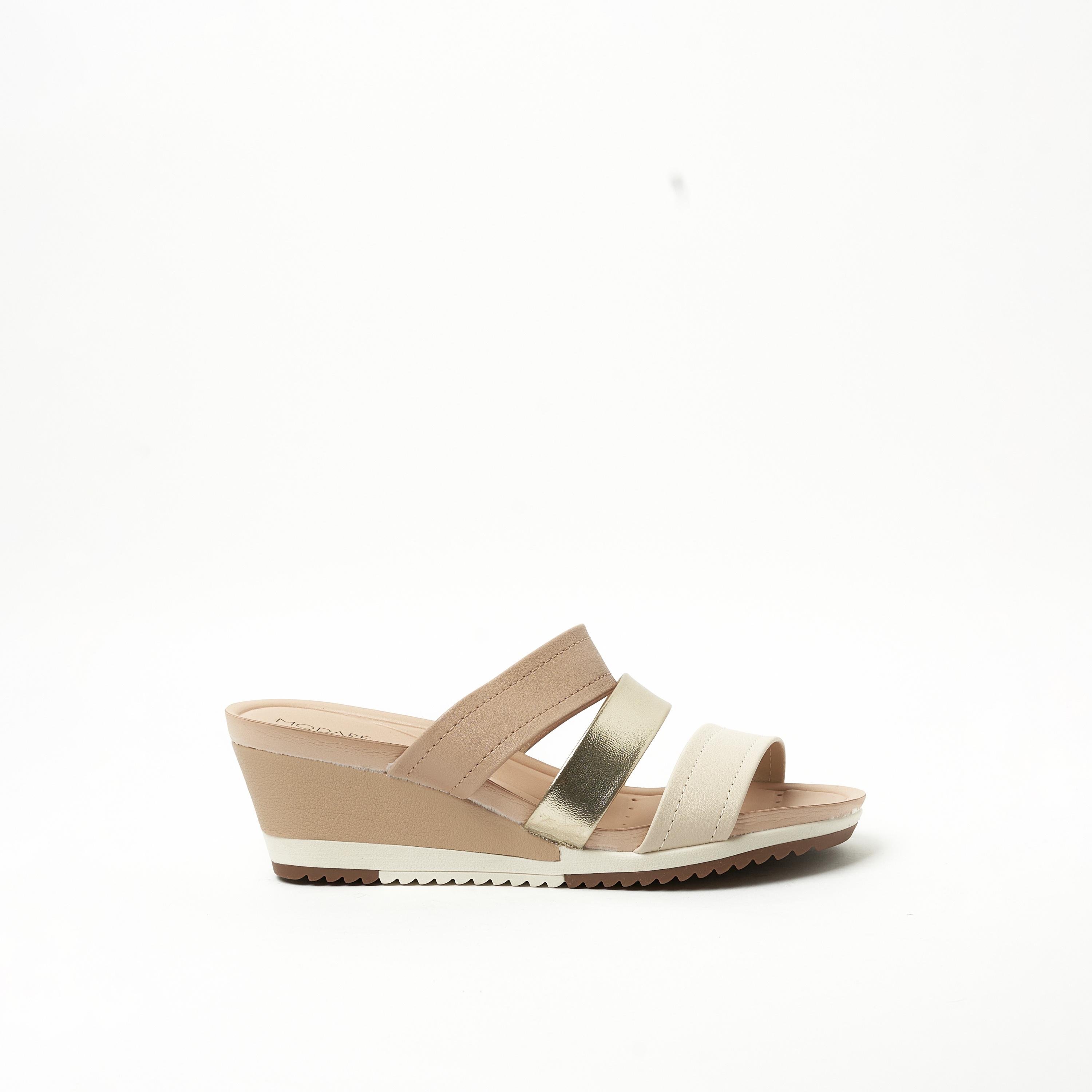 Modare by Geoomnii Women's Slip-On Wedges | 7123-139-22555-87783          -women-shoes-sandals-heeled-image-4