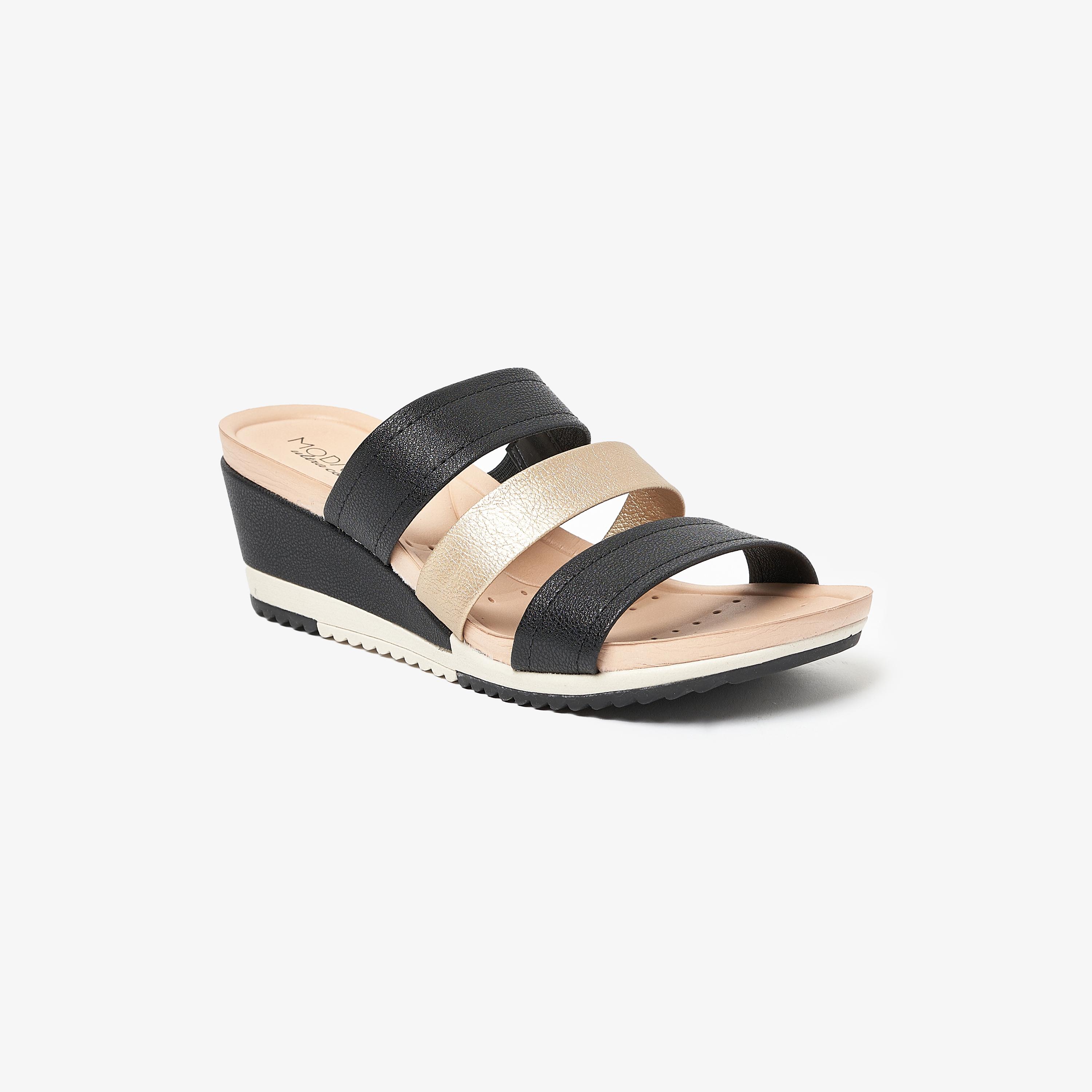 حذاء ويدج من موداري ذو كعب عريض مفتوح عند الأصابع | 7123-139-24459-women-shoes-heels-image-1