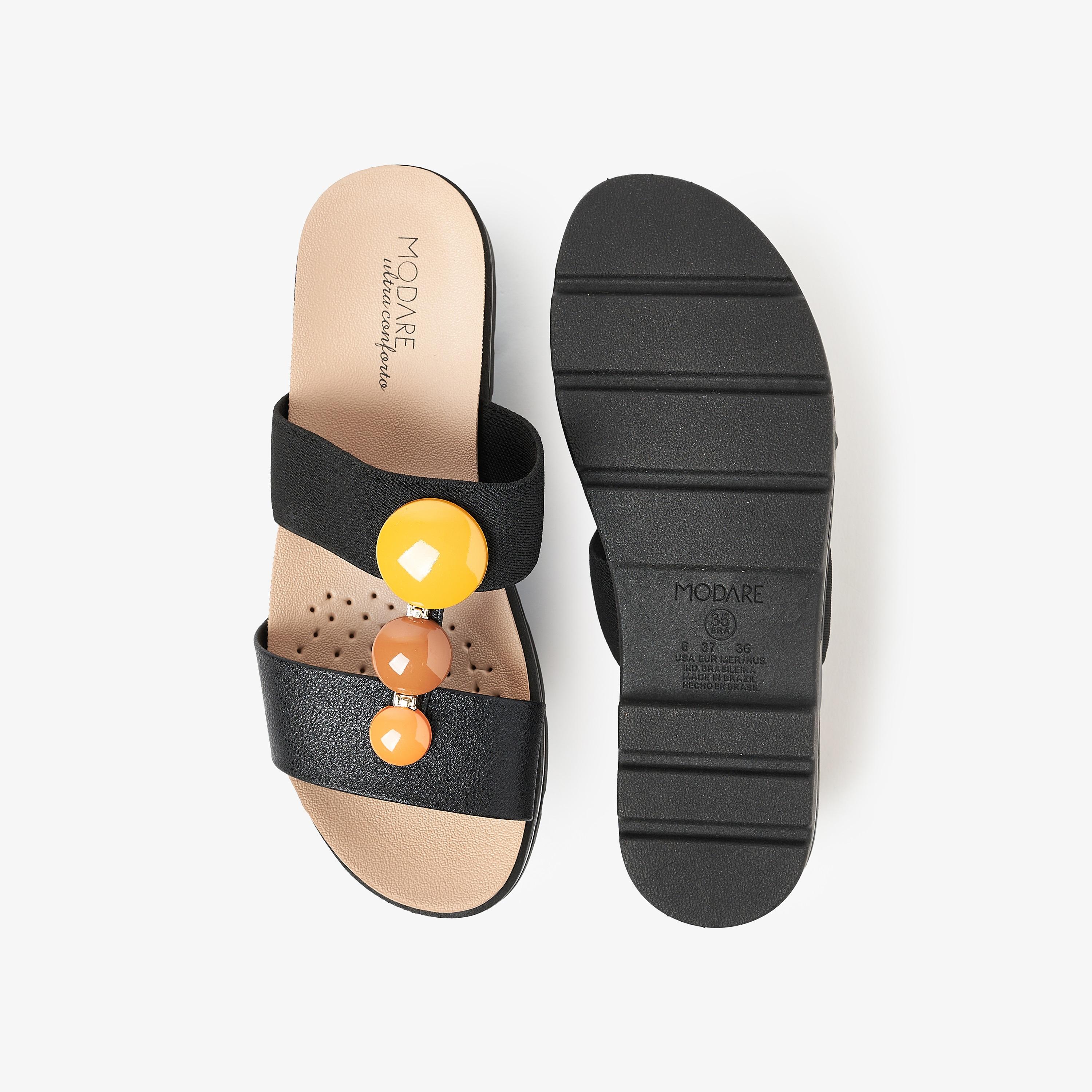 صنادل نسائية مريحة من موداري ذو مفتوح عند الأصابع | 7132-128-22584-women-shoes-sandals-flats-image-4