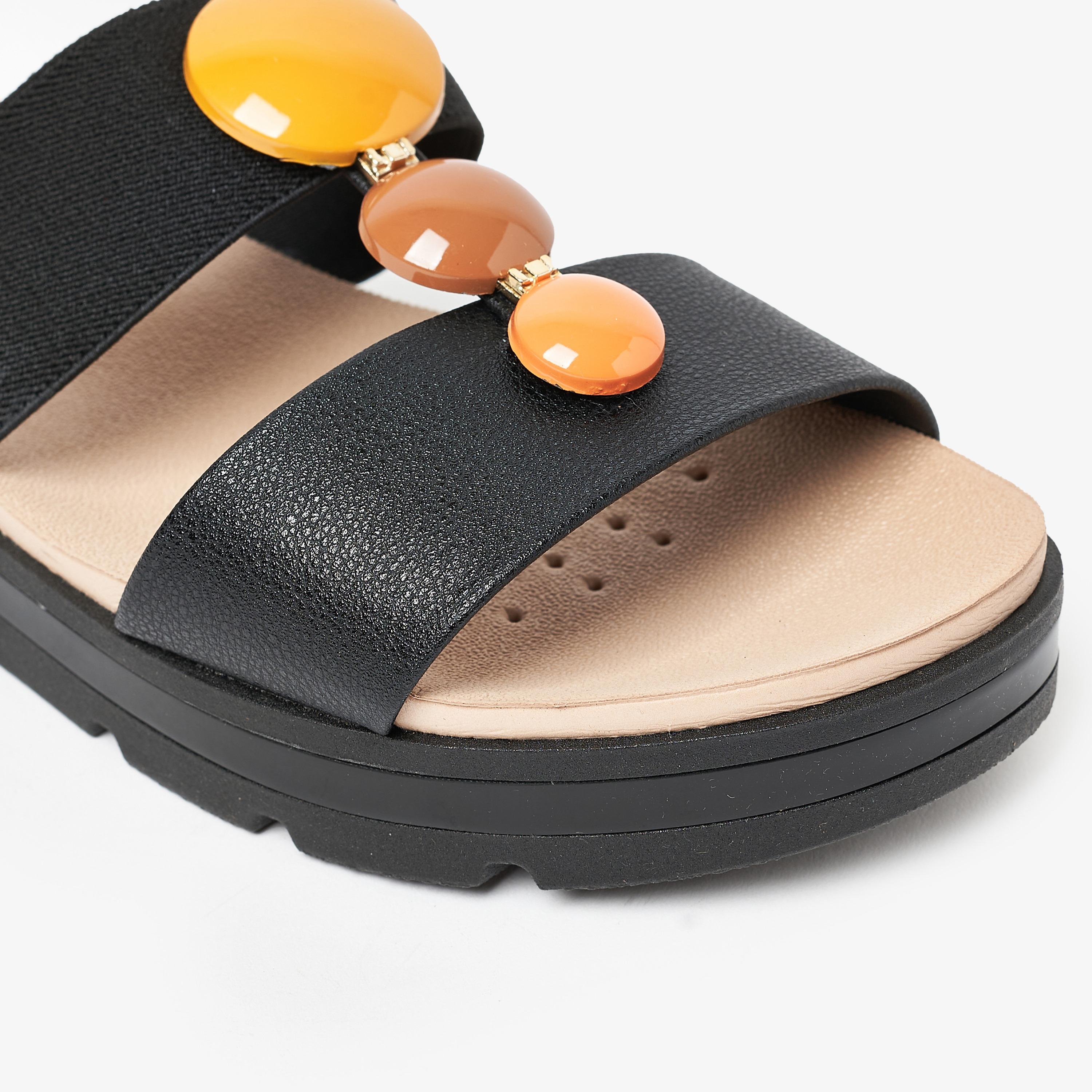 صنادل نسائية مريحة من موداري ذو مفتوح عند الأصابع | 7132-128-22584-women-shoes-sandals-flats-image-5