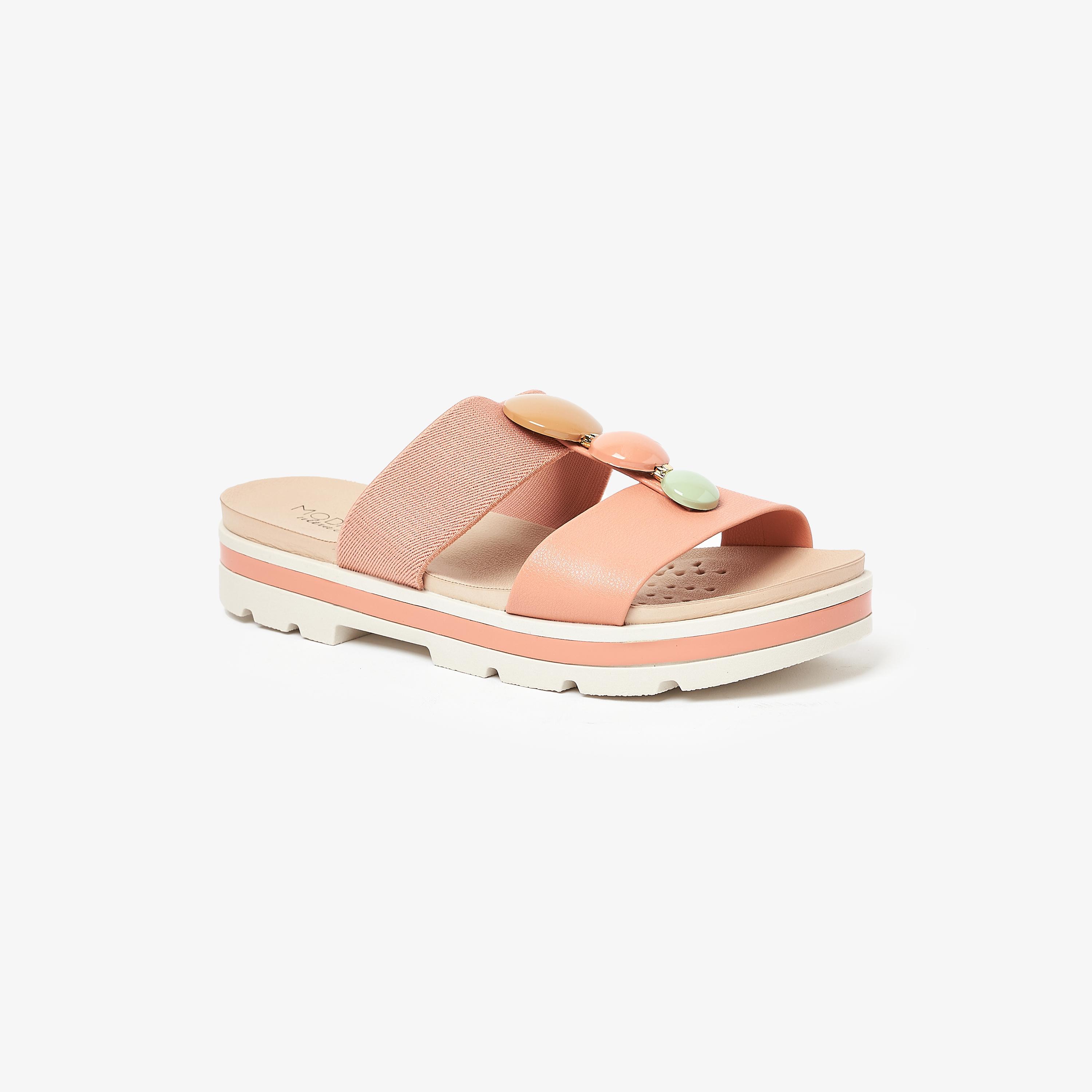 Modare by Geoomnii Women's Open Toe Comfort Sandals | 7132-128-22584        -women-shoes-sandals-flats-image-1