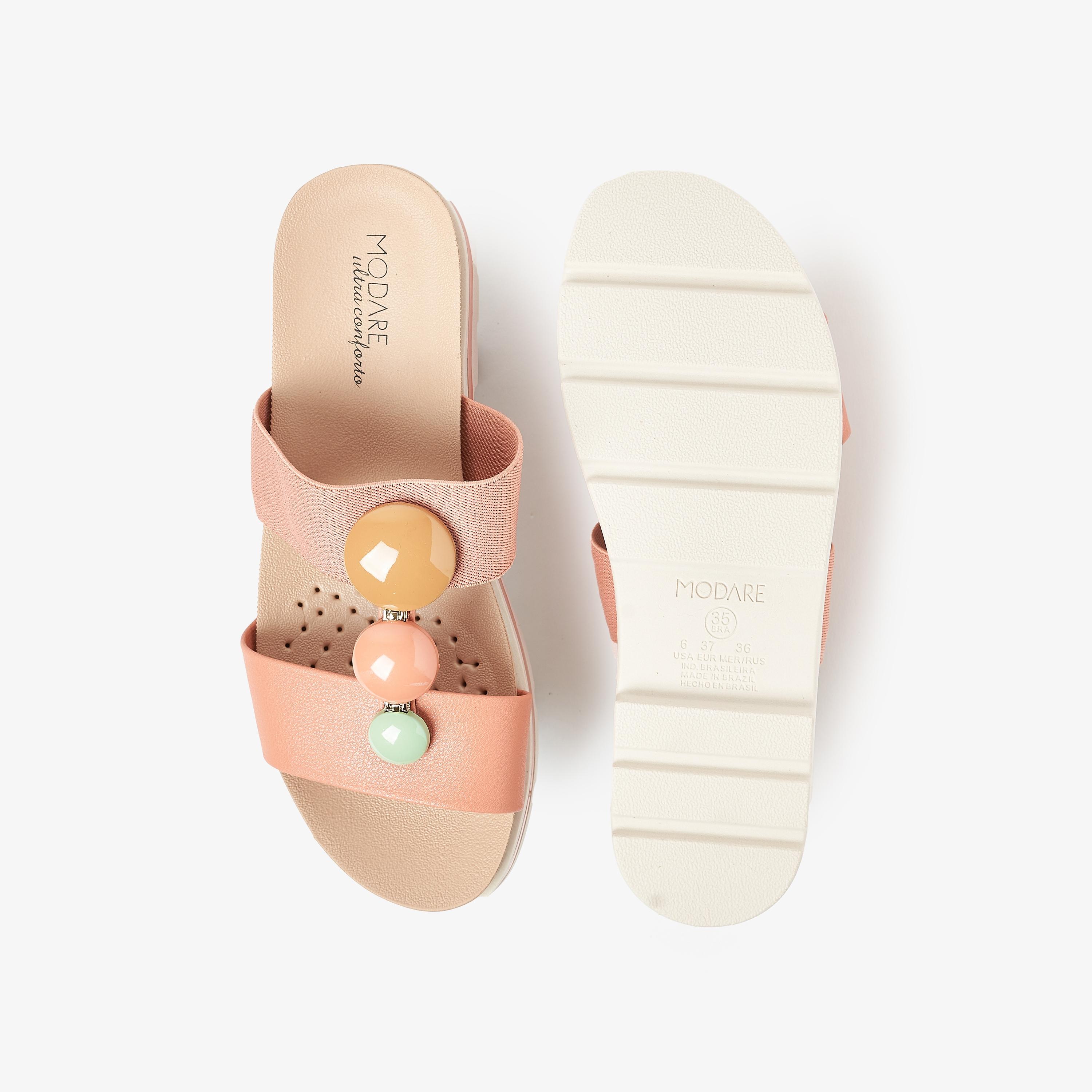 Modare by Geoomnii Women's Open Toe Comfort Sandals | 7132-128-22584        -women-shoes-sandals-flats-image-4