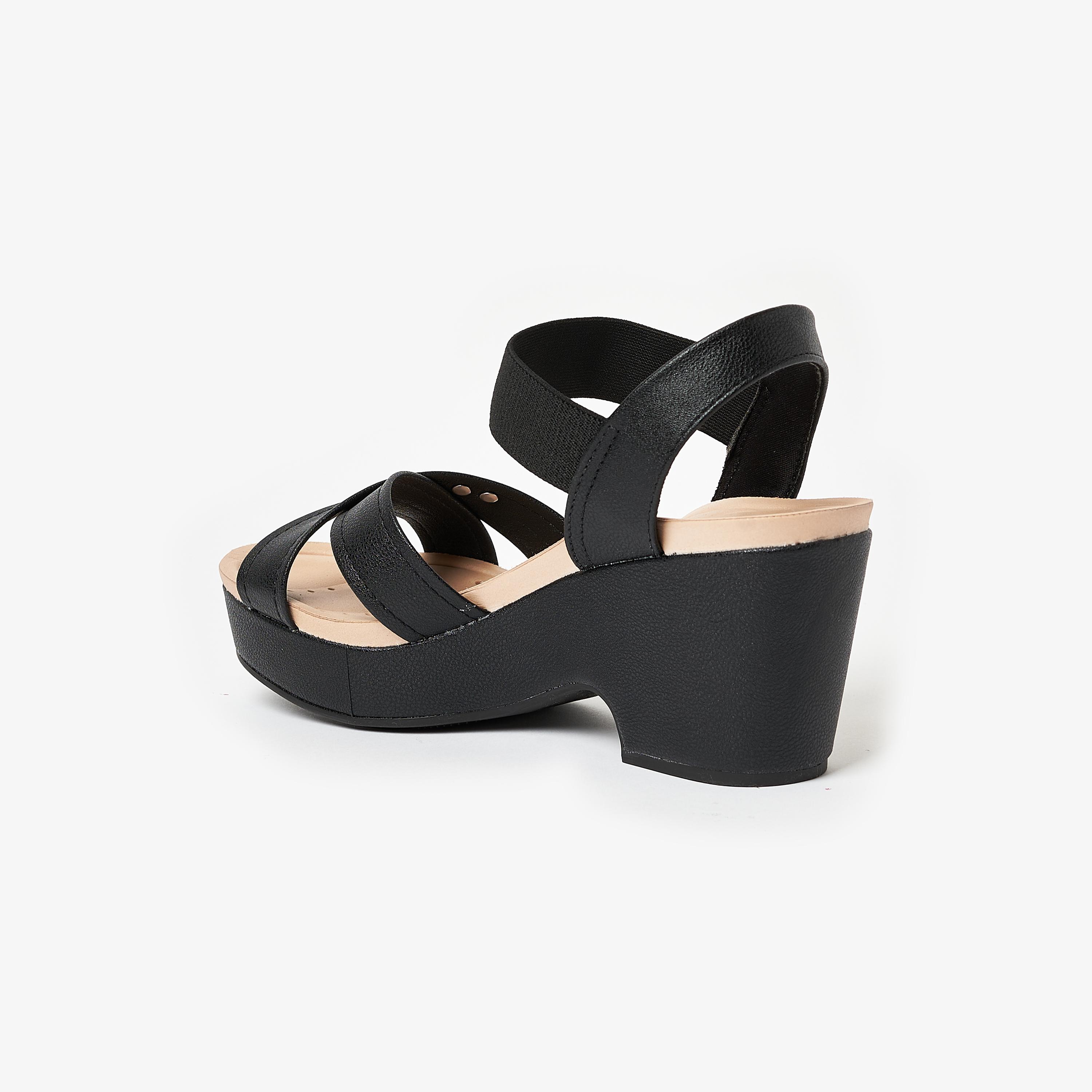 Modare by Geoomnii Women's Wedge Sandals with Sling Back | 7137-117-22454       -women-shoes-heels-image-3