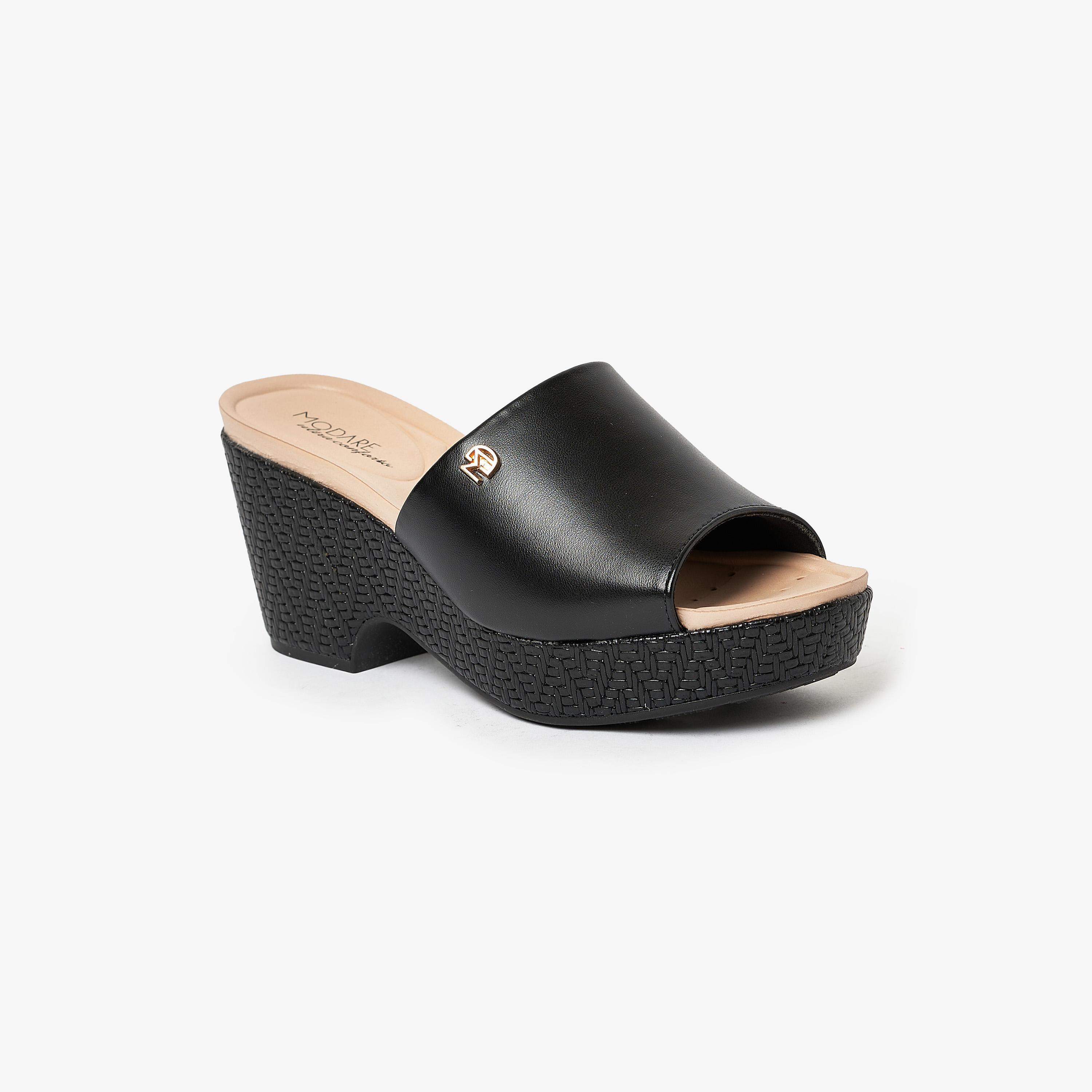 Modare by Geoomnii Women's Peep Toe Block Heels | 7137-123-24665        -women-shoes-heels-image-1