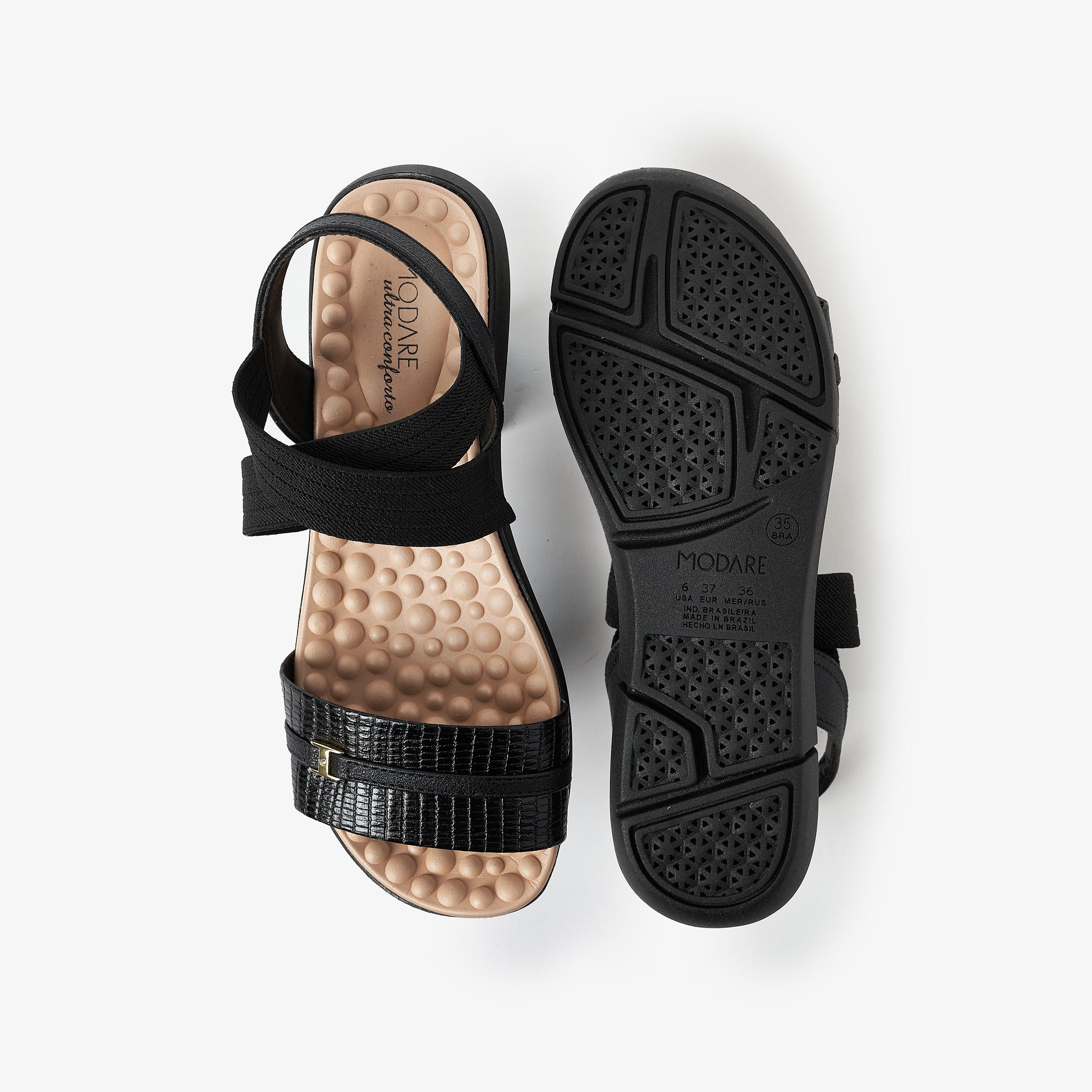 صندل بمقدمة مفتوحة نسائية مع حزام خلفي من موداري | 7142-102-25497-women-shoes-sandals-flats-image-4