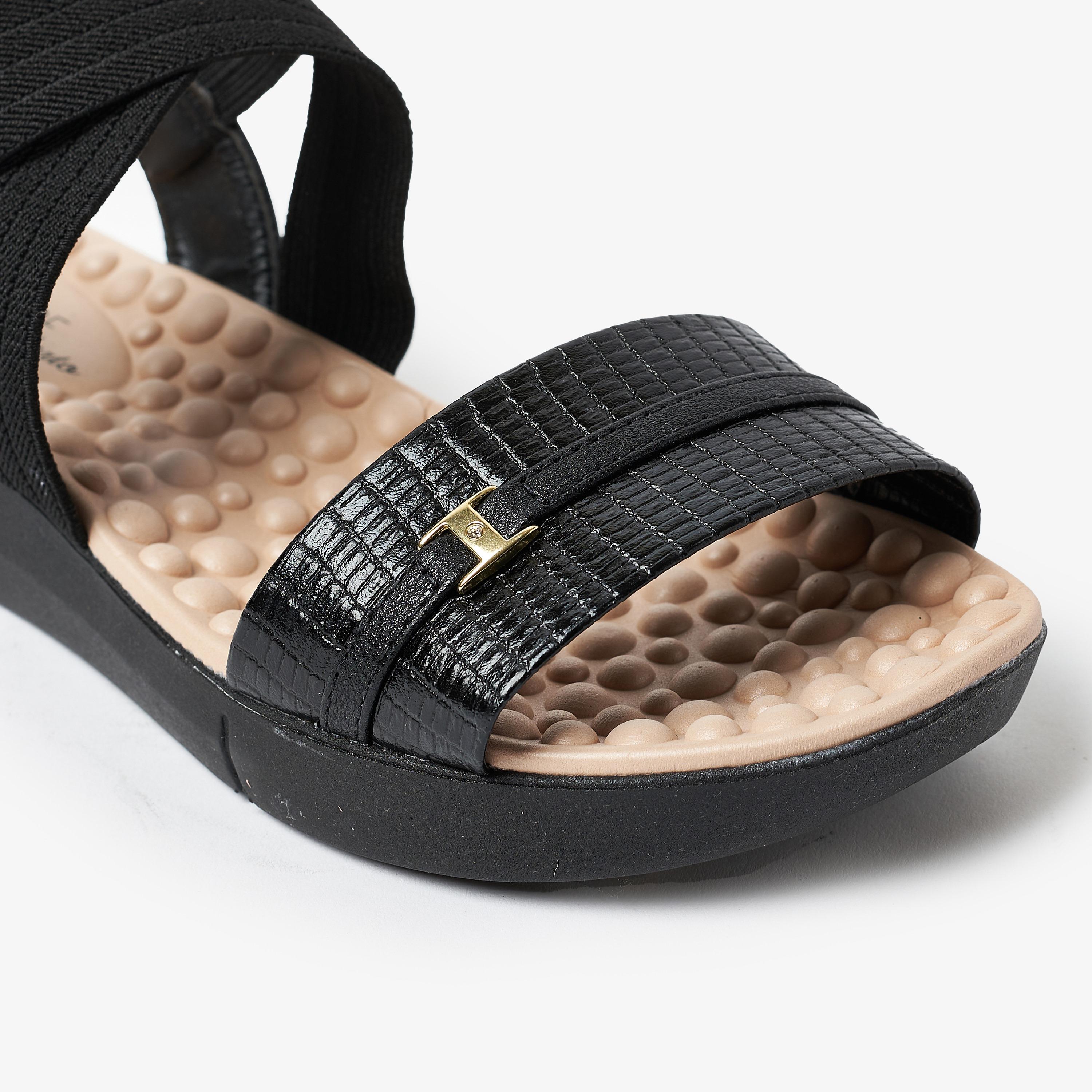 صندل بمقدمة مفتوحة نسائية مع حزام خلفي من موداري | 7142-102-25497-women-shoes-sandals-flats-image-5