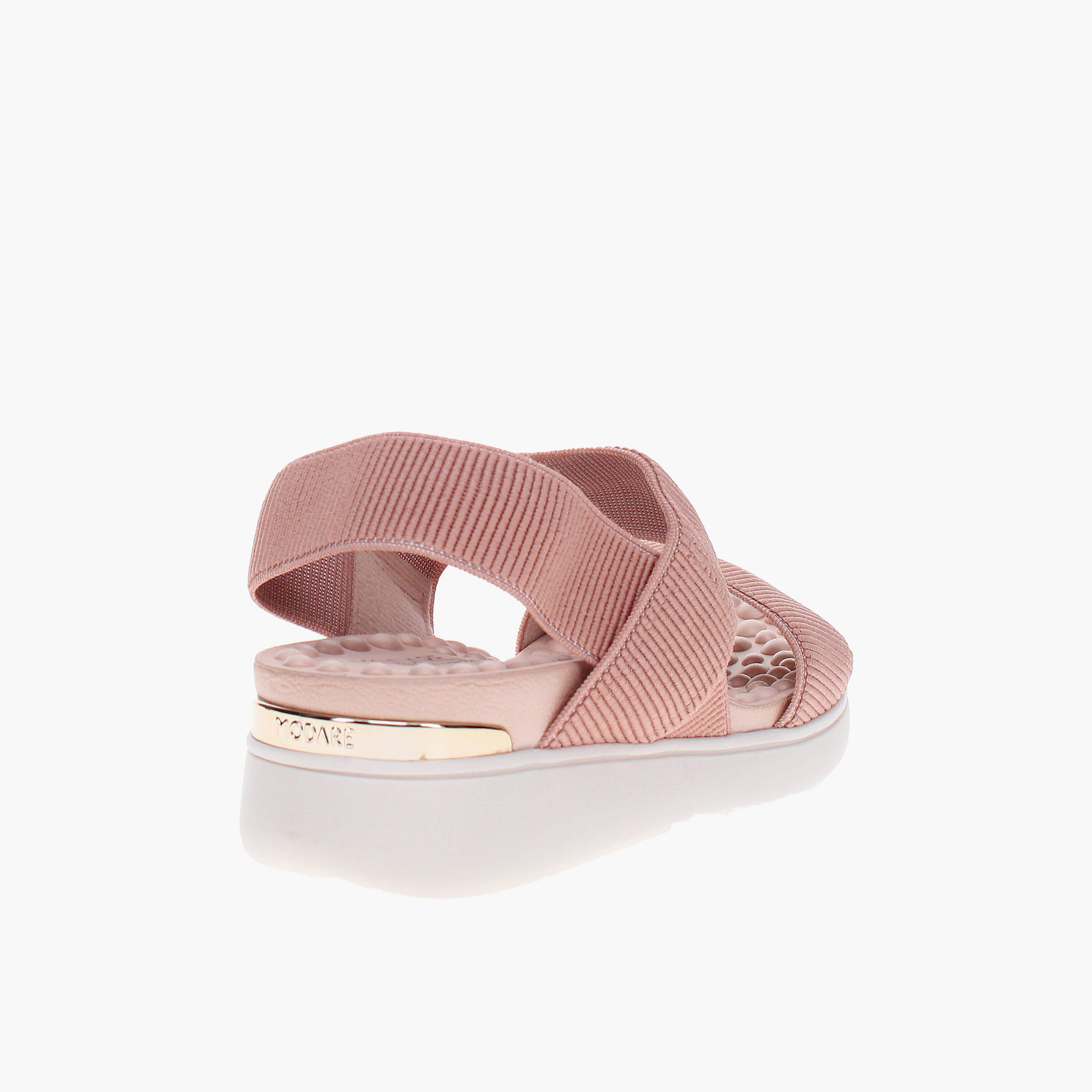 Modare Women's Elastic Fiachra Wedge Strap Sandals | 7151-102-21177-16808-women-shoes-sandals-heeled-image-3