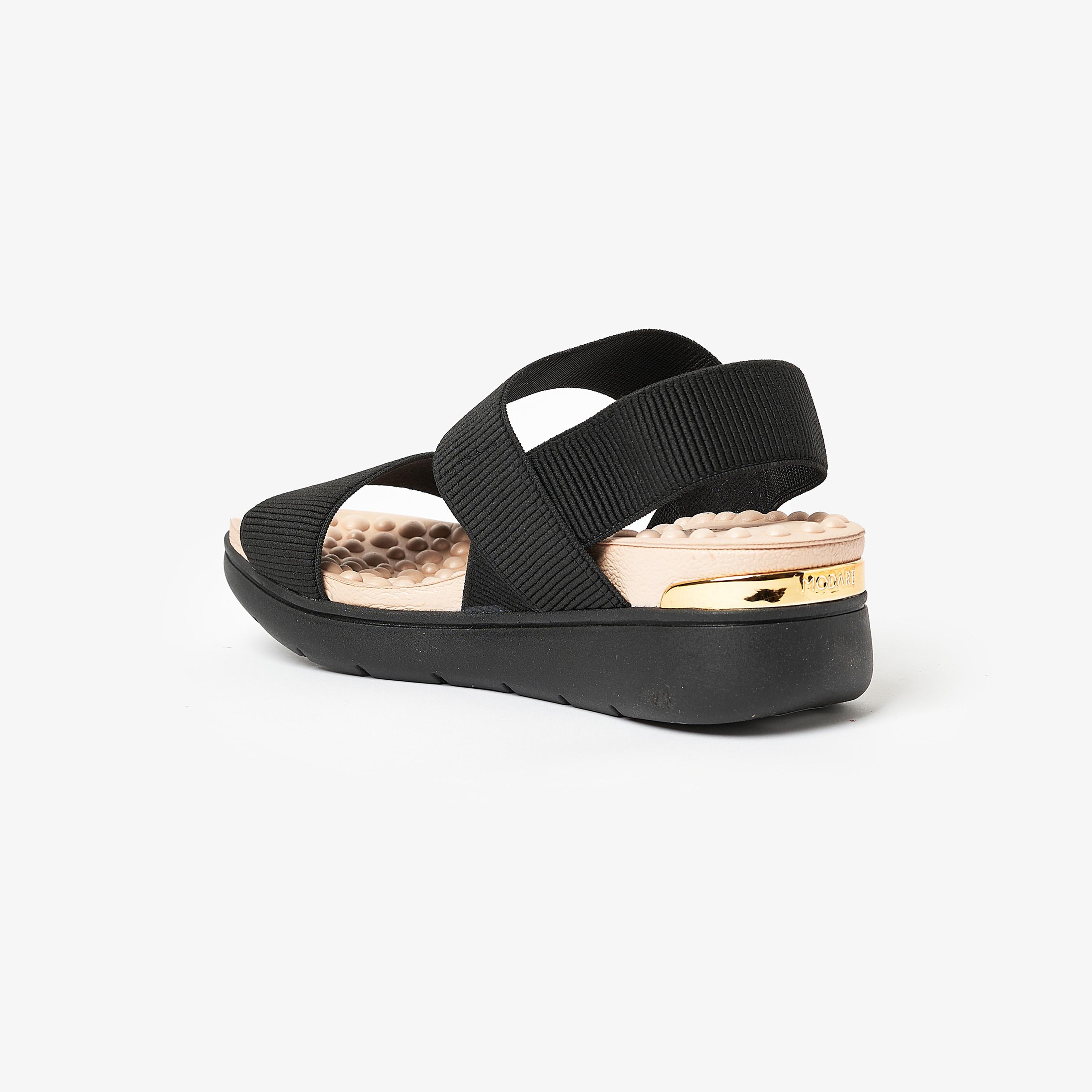 صندل بمقدمة مفتوحة نسائية مع حزام خلفي من موداري | 7151-102-21177-women-shoes-sandals-flats-image-3