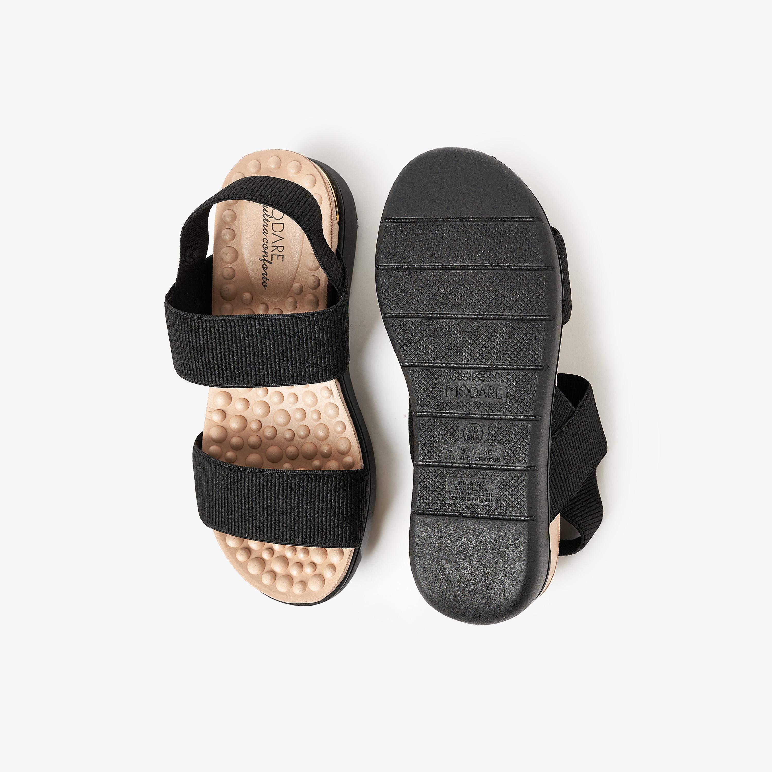 صندل بمقدمة مفتوحة نسائية مع حزام خلفي من موداري | 7151-102-21177-women-shoes-sandals-flats-image-4