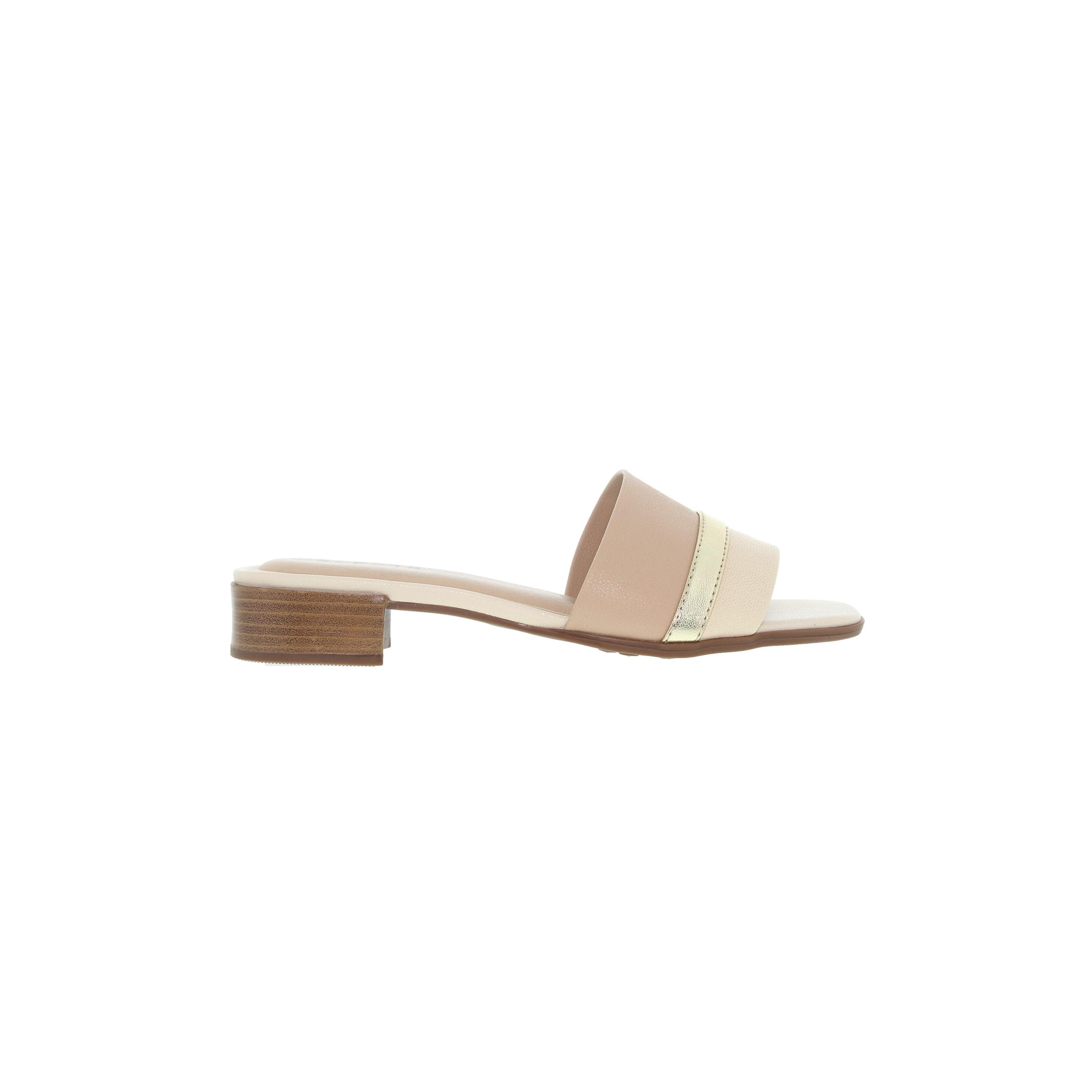مودير- صندل نسائي سهل الارتداء كعب مربع بلمعة معدنية | 7169-114-25975-91747-women-shoes-heels-image-1