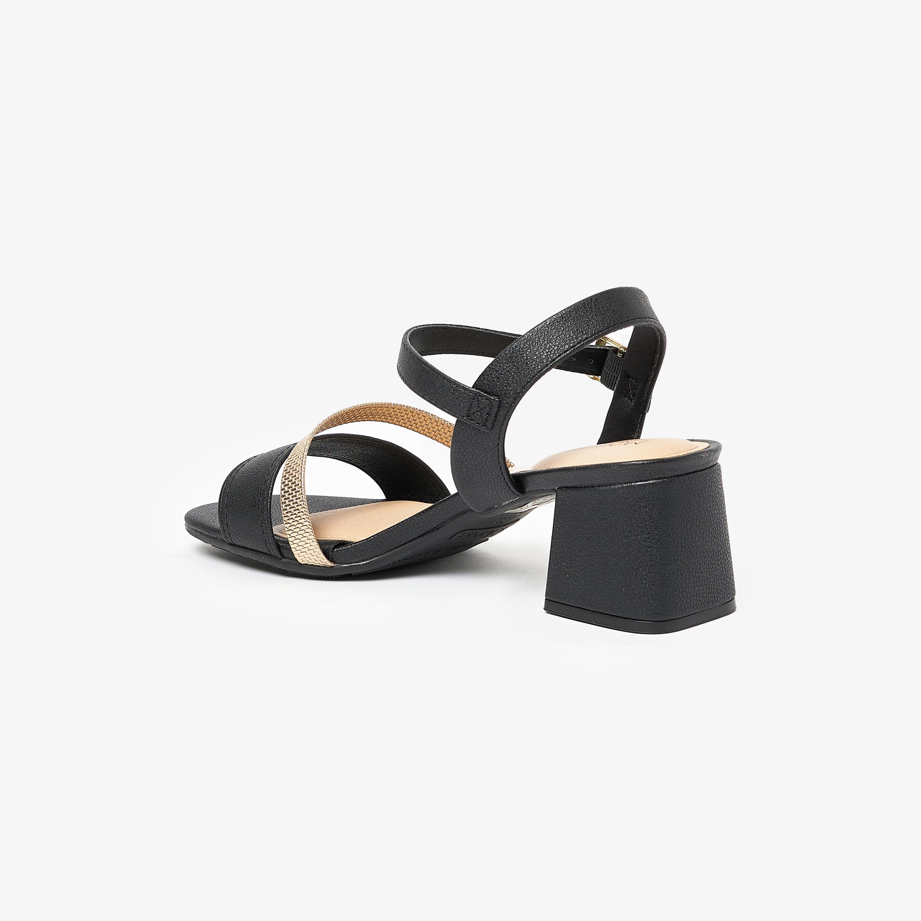 صندل حذاء نسائي بكعب عريض مع شريط خلفي من موداري | 7172-101-25492-women-shoes-heels-image-3