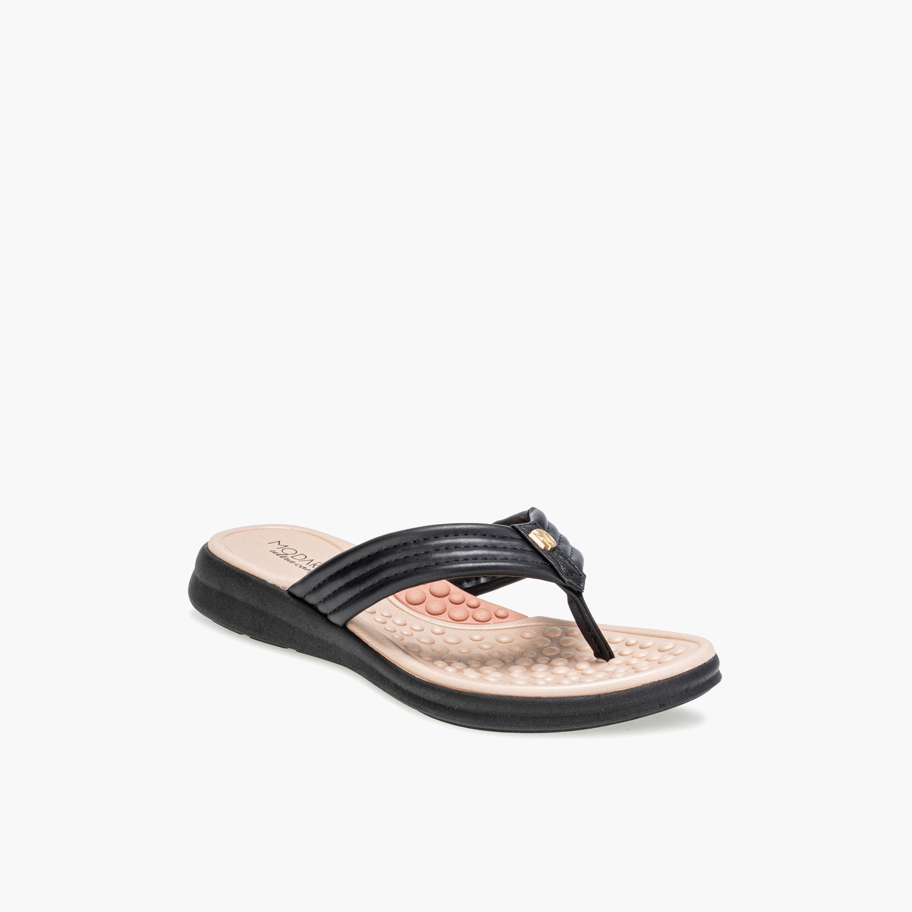 مودير - صندل باتينو للنساء سهل الارتداء مسطح | 7174-105-20980-15745-women-shoes-sandals-flats-image-1