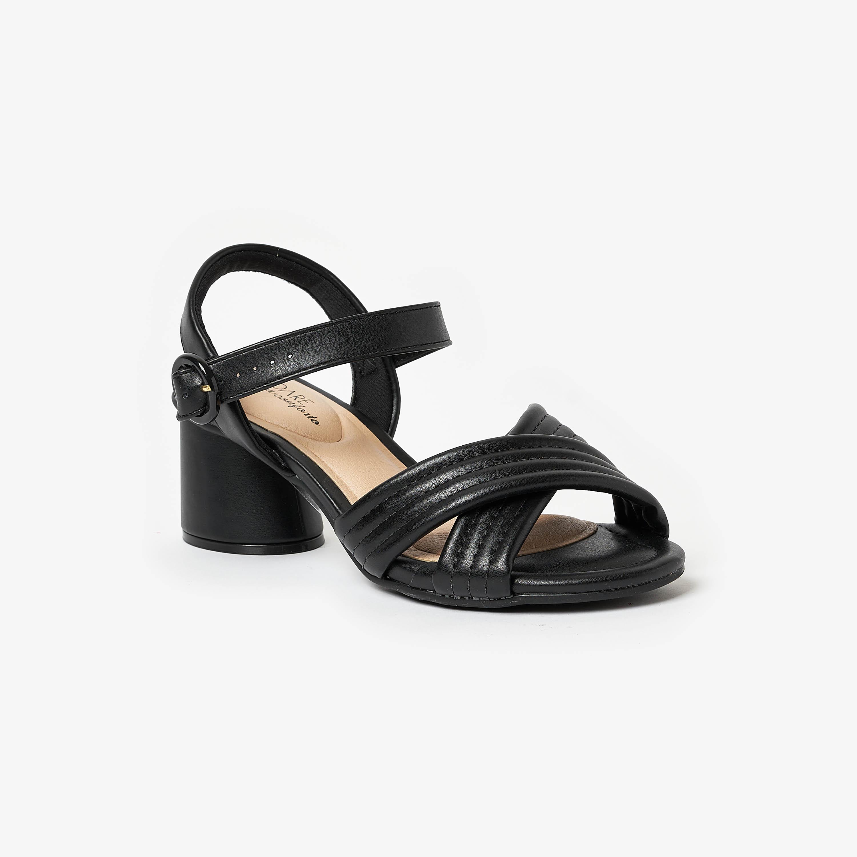صندل حذاء نسائي بكعب عريض مع شريط خلفي من موداري | 7179-106-23715-women-shoes-heels-image-1