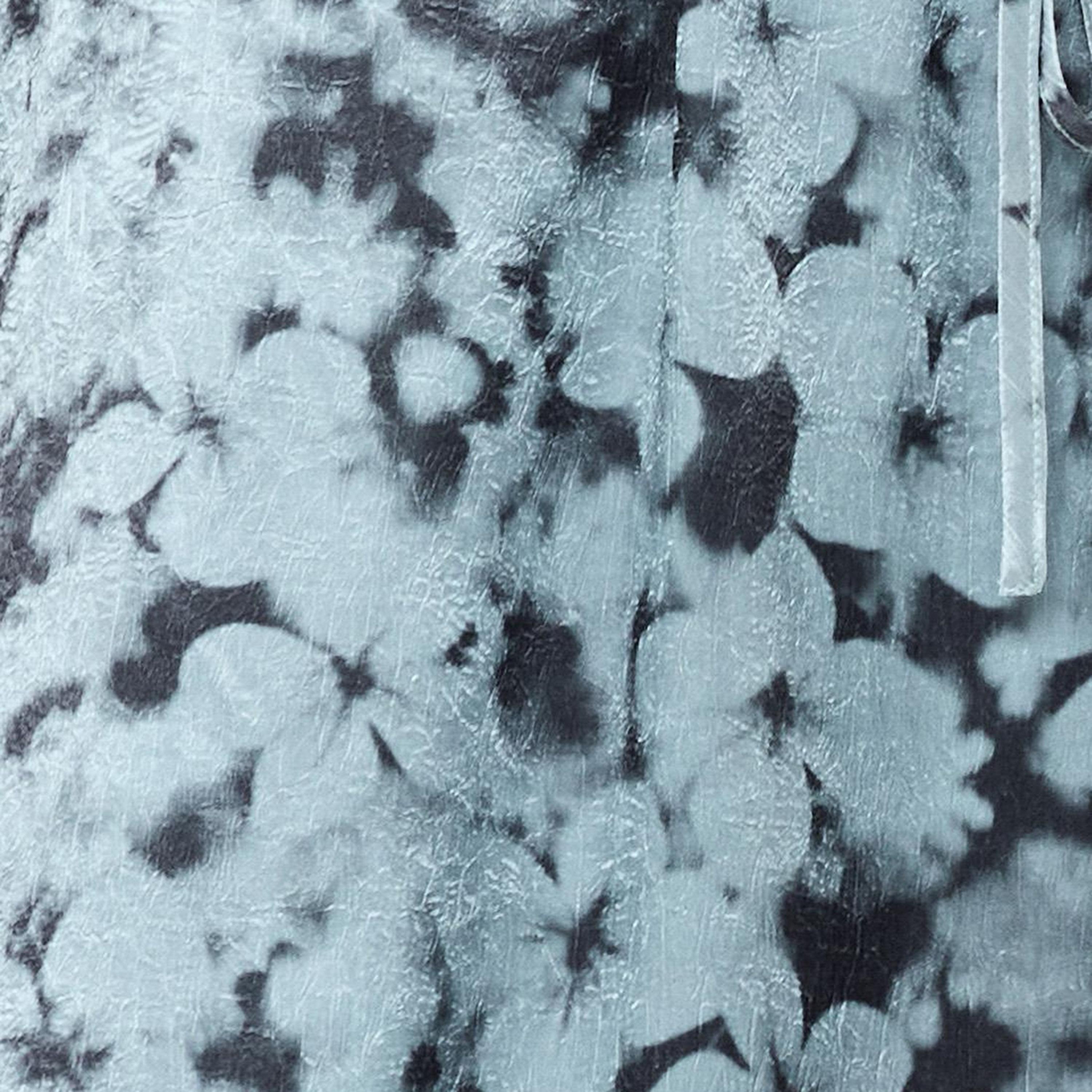 French Connection Blue Floral Print Column Women's Midi Dress-women-clothing-dresses-image-2