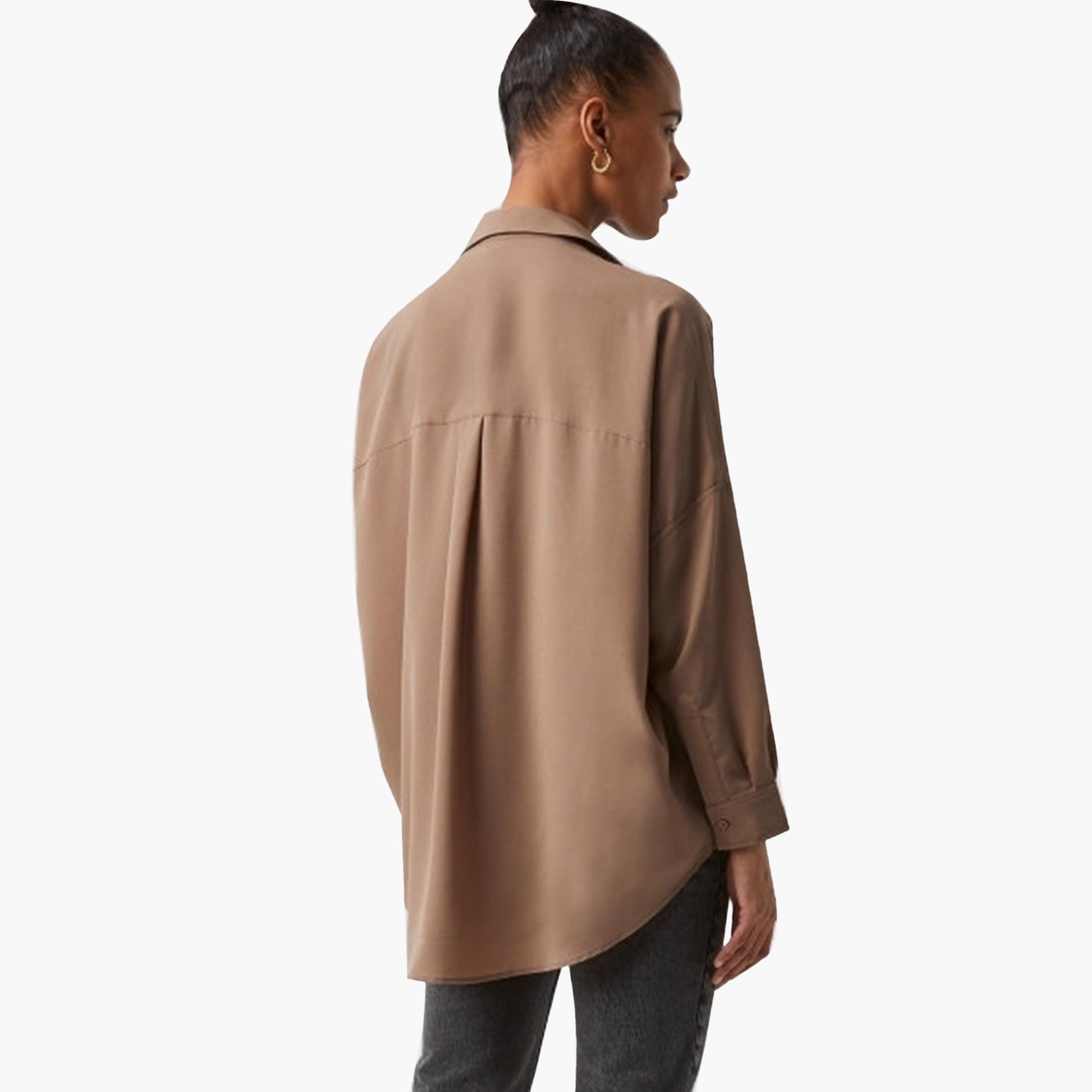 French Connection Collared Dropped Sleeves Women's Shirt-women-clothing-shirtsandblouses-shirts-image-3