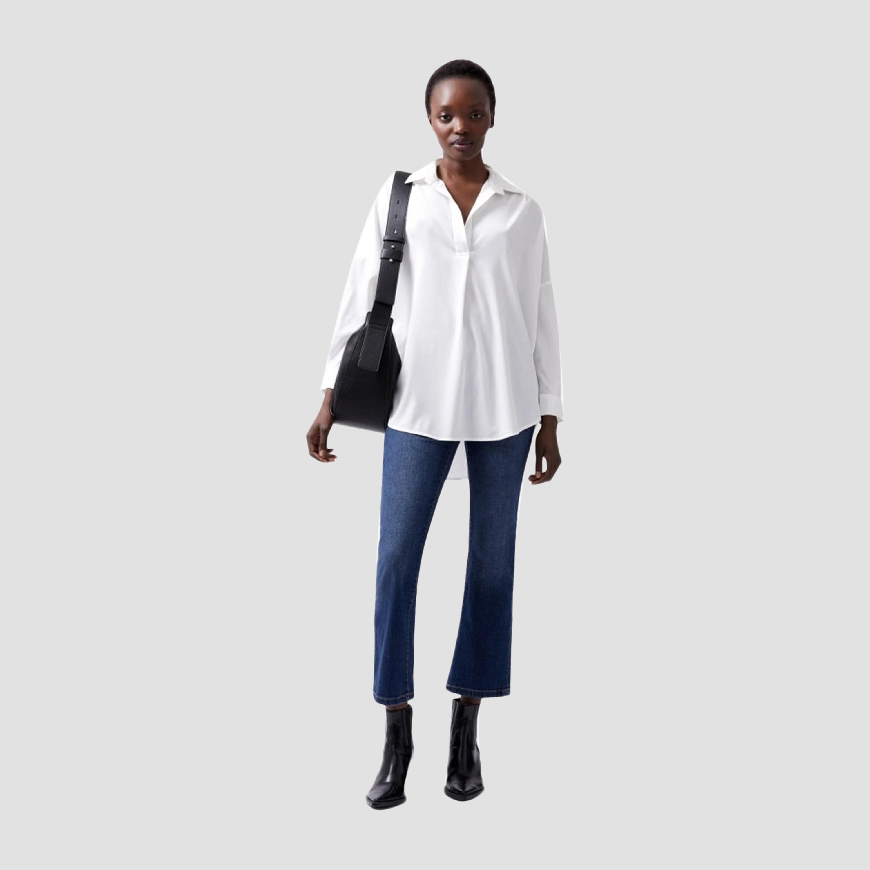 French Connection Collared Dropped Sleeves Women's Shirt-women-clothing-shirtsandblouses-shirts-image-2