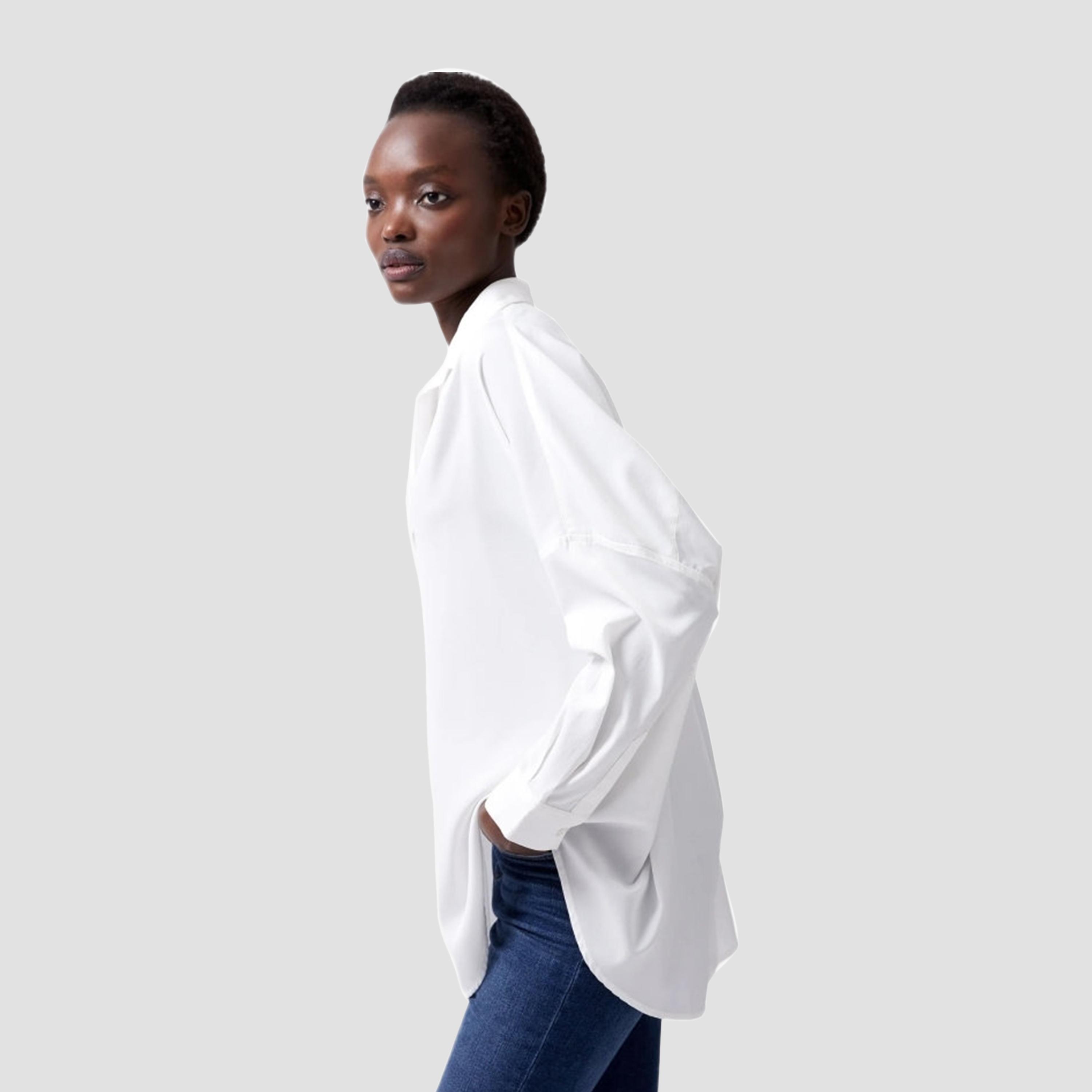 French Connection Collared Dropped Sleeves Women's Shirt-women-clothing-shirtsandblouses-shirts-image-4