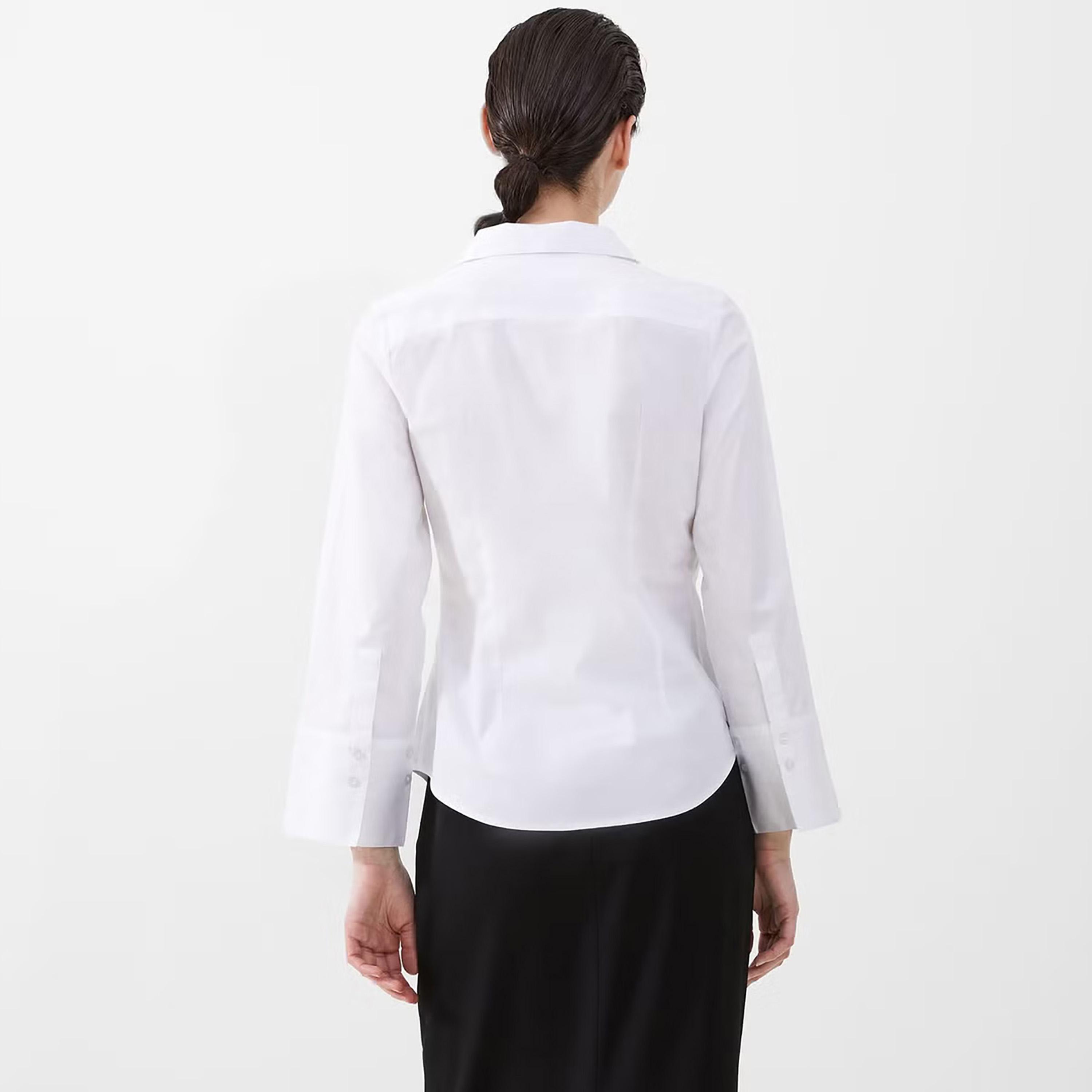 French Connection White Collared Women's Shirt-women-clothing-shirtsandblouses-shirts-image-3