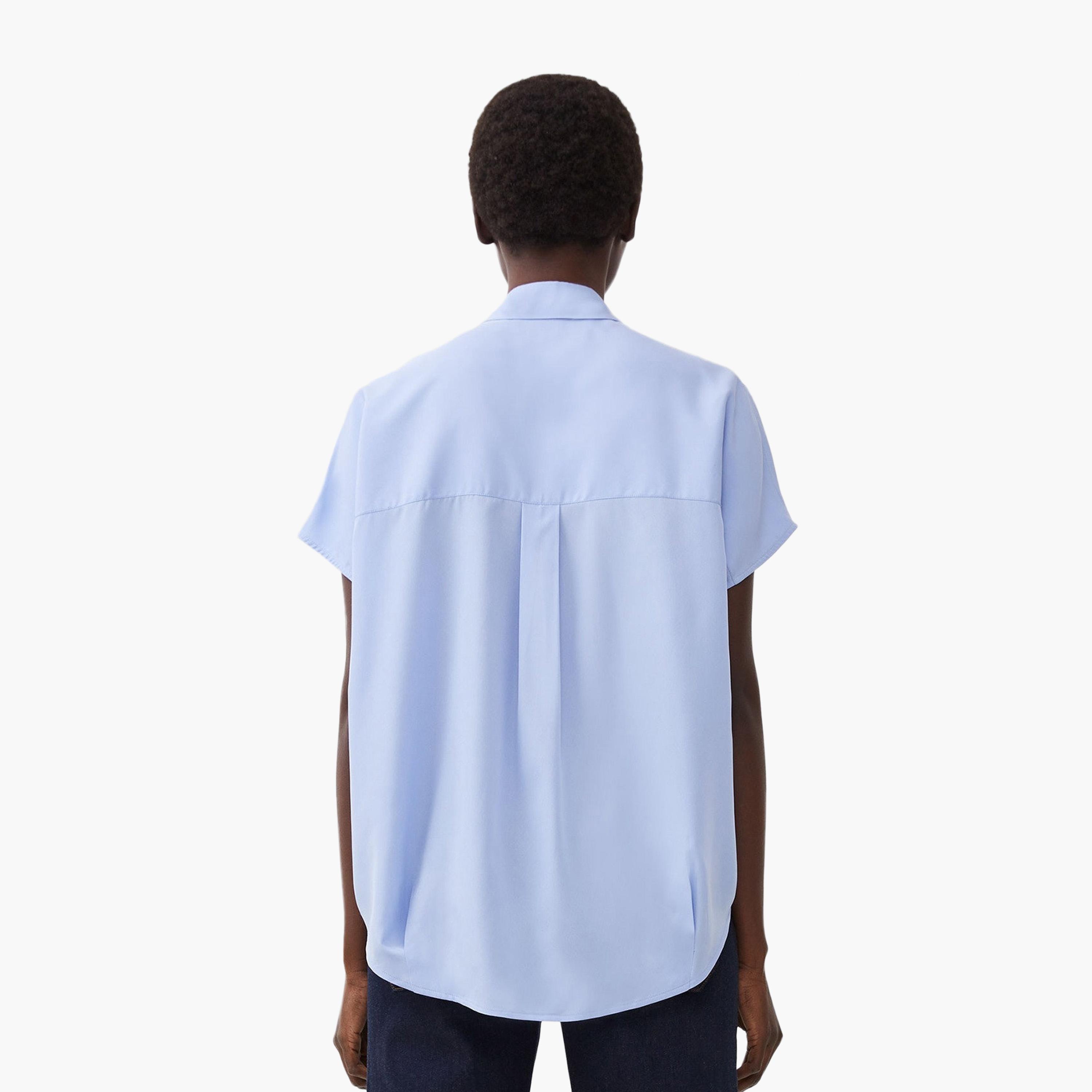 قميص نسائي بياقة من فرينش كونيكشن-women-clothing-shirtsandblouses-shirts-image-3