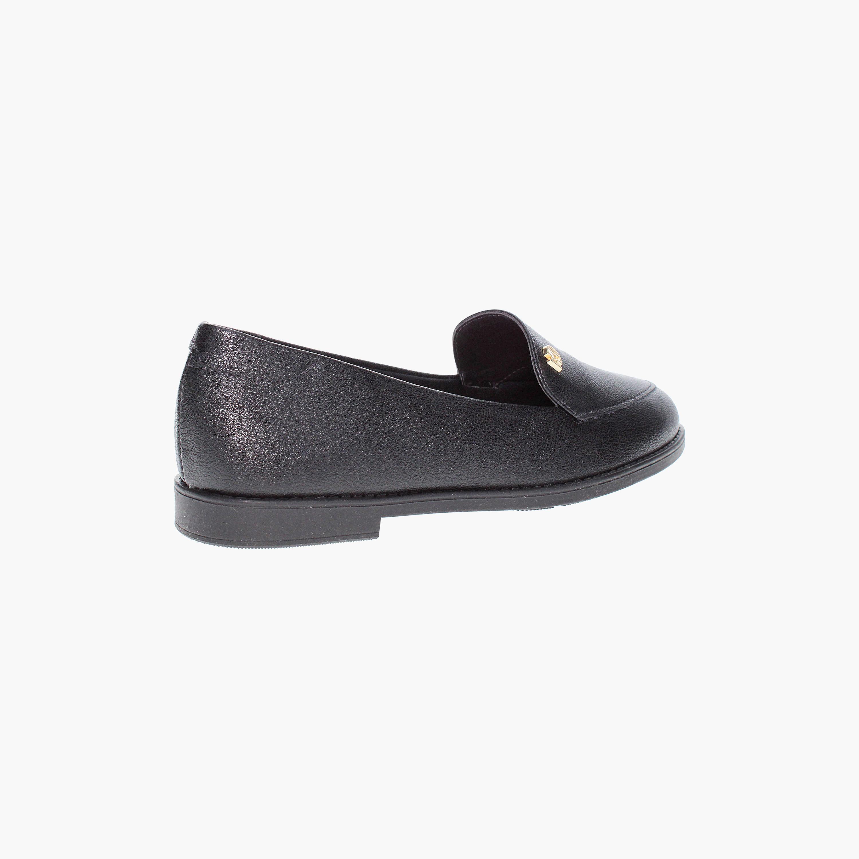 Modare by Geoomnii Women's Slip On Loafers with Metal Accent | 7371-108-21736      -women-shoes-loafersandmoccasins-image-2