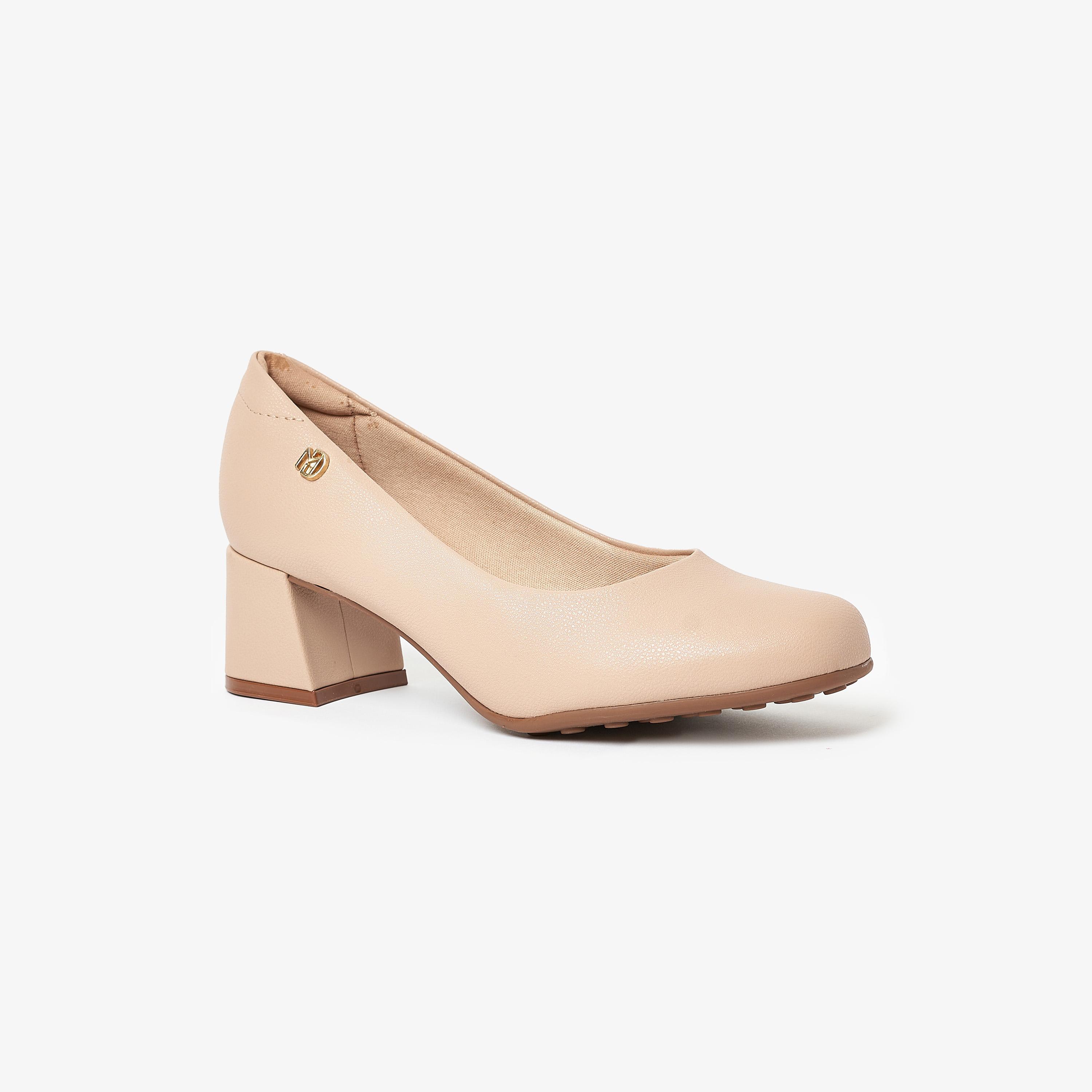 حذاء بامبز نسائي من موداري بكعب عريض | 7373-100-21736-women-shoes-heels-image-1
