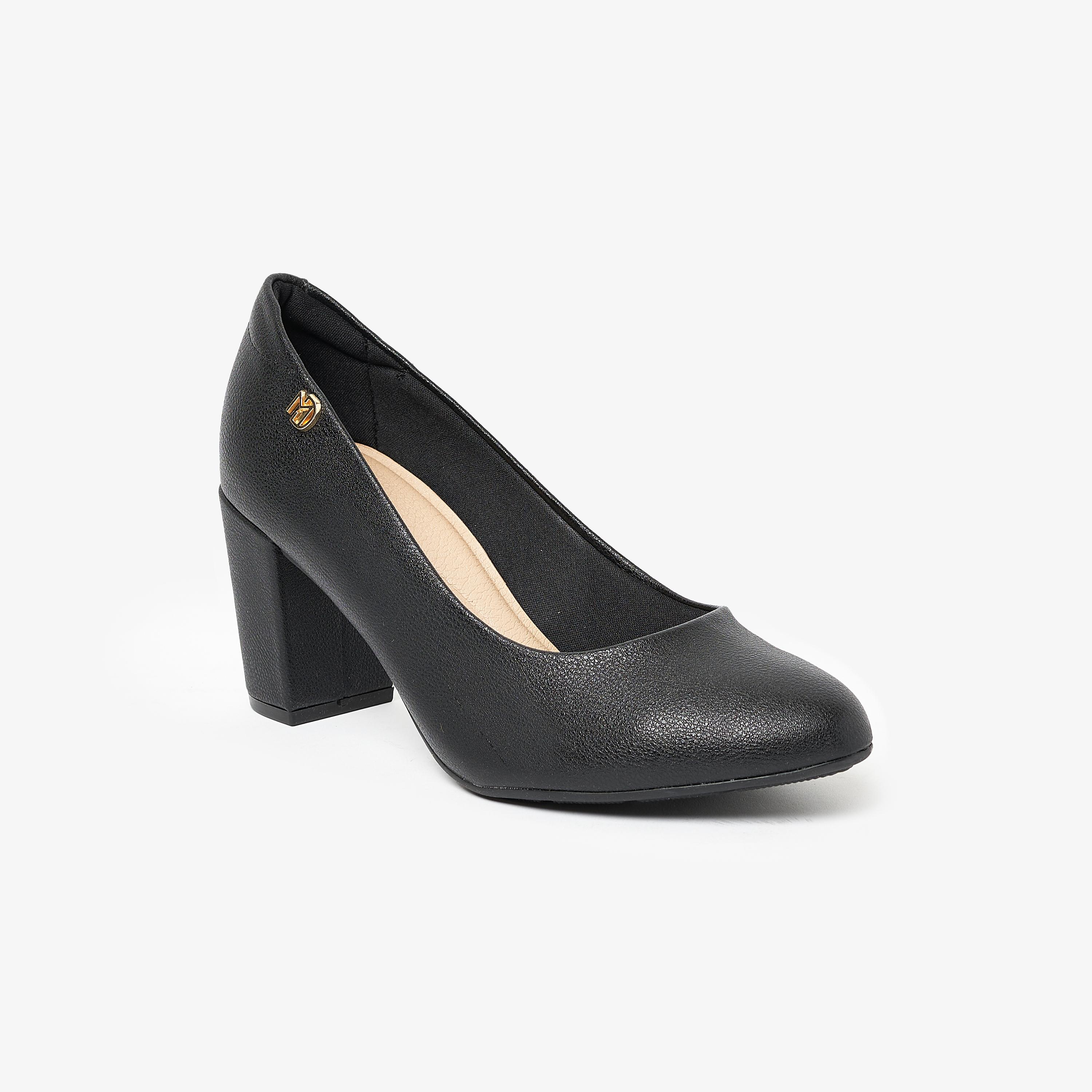 حذاء نسائي من موداري بكعب بلوك ومقدمة مدببة عند الأصابع | 7377-105-21736-women-shoes-heels-image-1